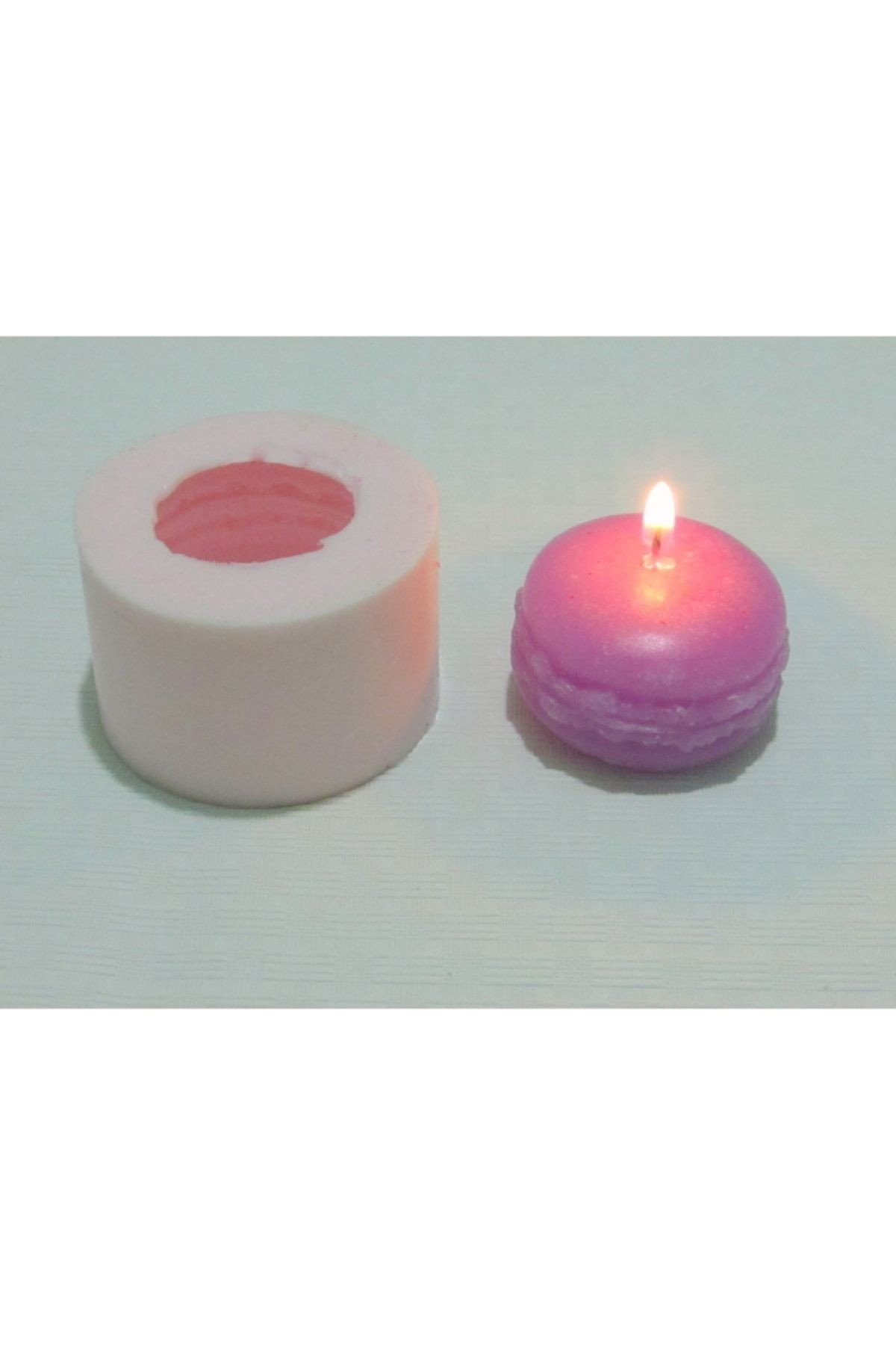 Macaron Mum Silikon Kalıbı
