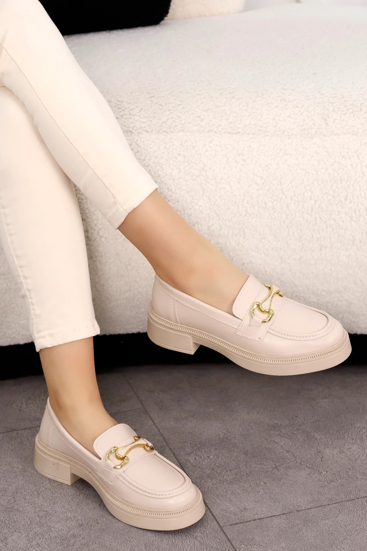 HR 0030 Toka Detaylı Loafer