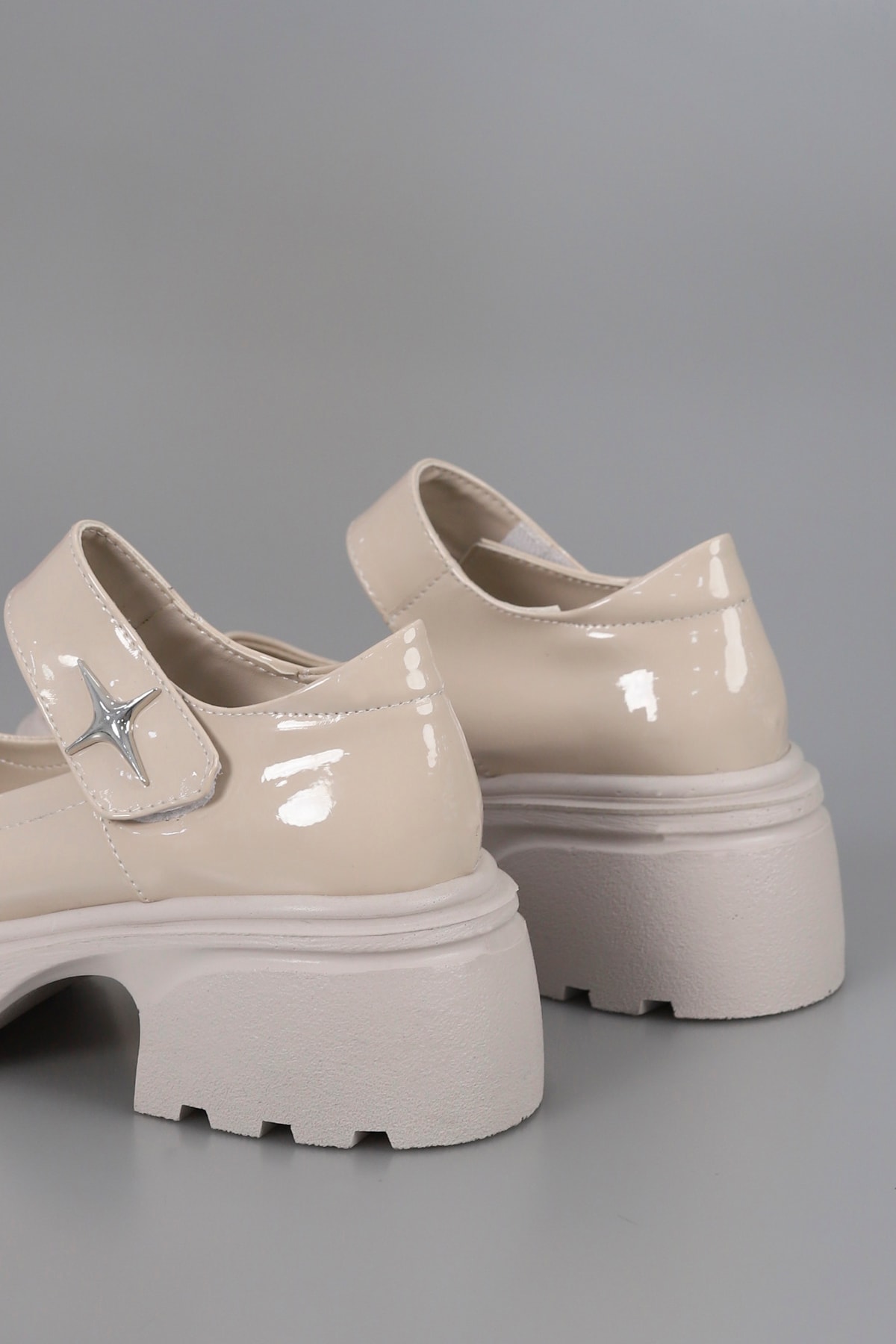 DVMD 2800 Yüksek Tabanlı Metal Toka Detaylı Loafer
