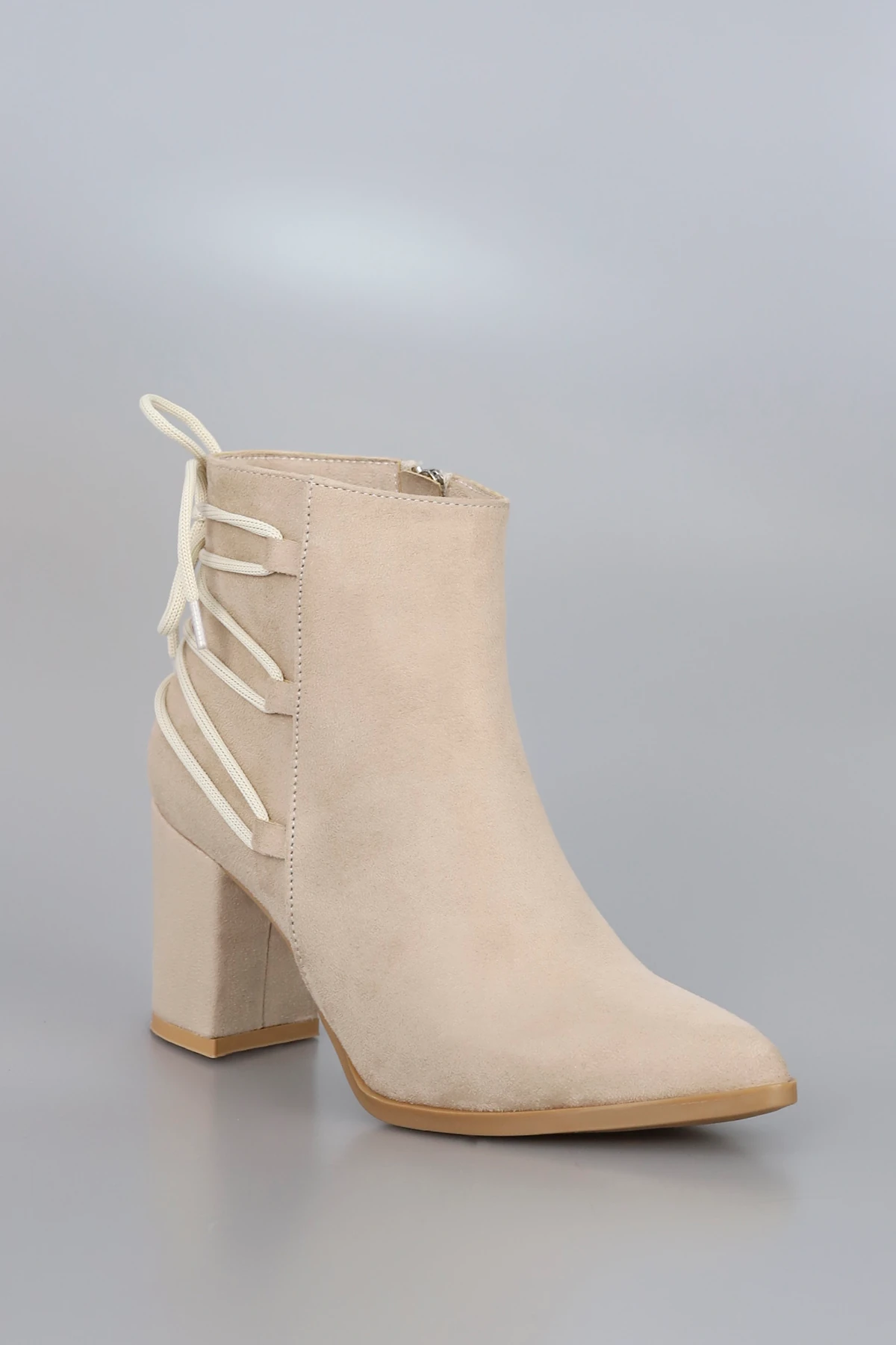 ALS 185 Bağcık Detaylı Fermuarlı Bot