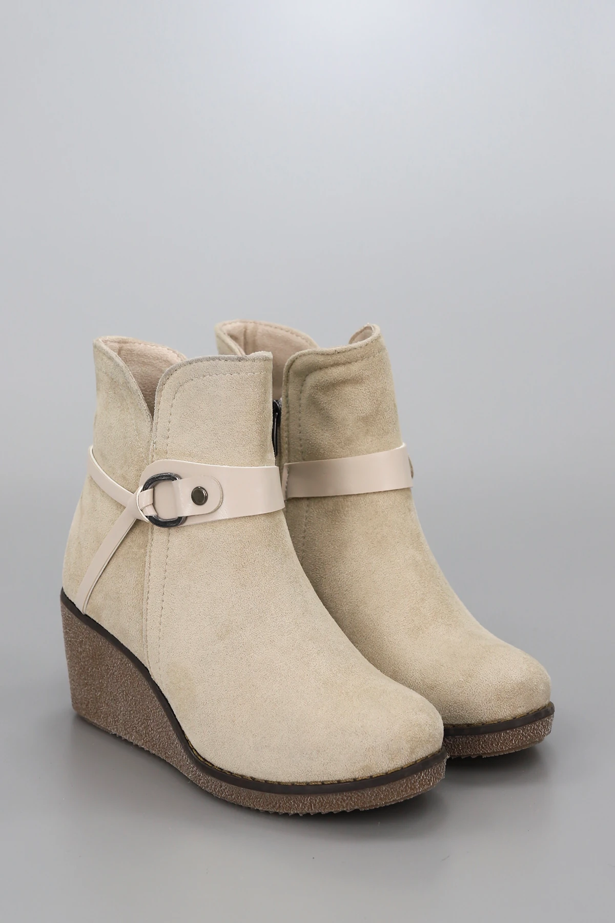 BTDL02 Kemer Detay Dolgu Topuk Bot - BEJ