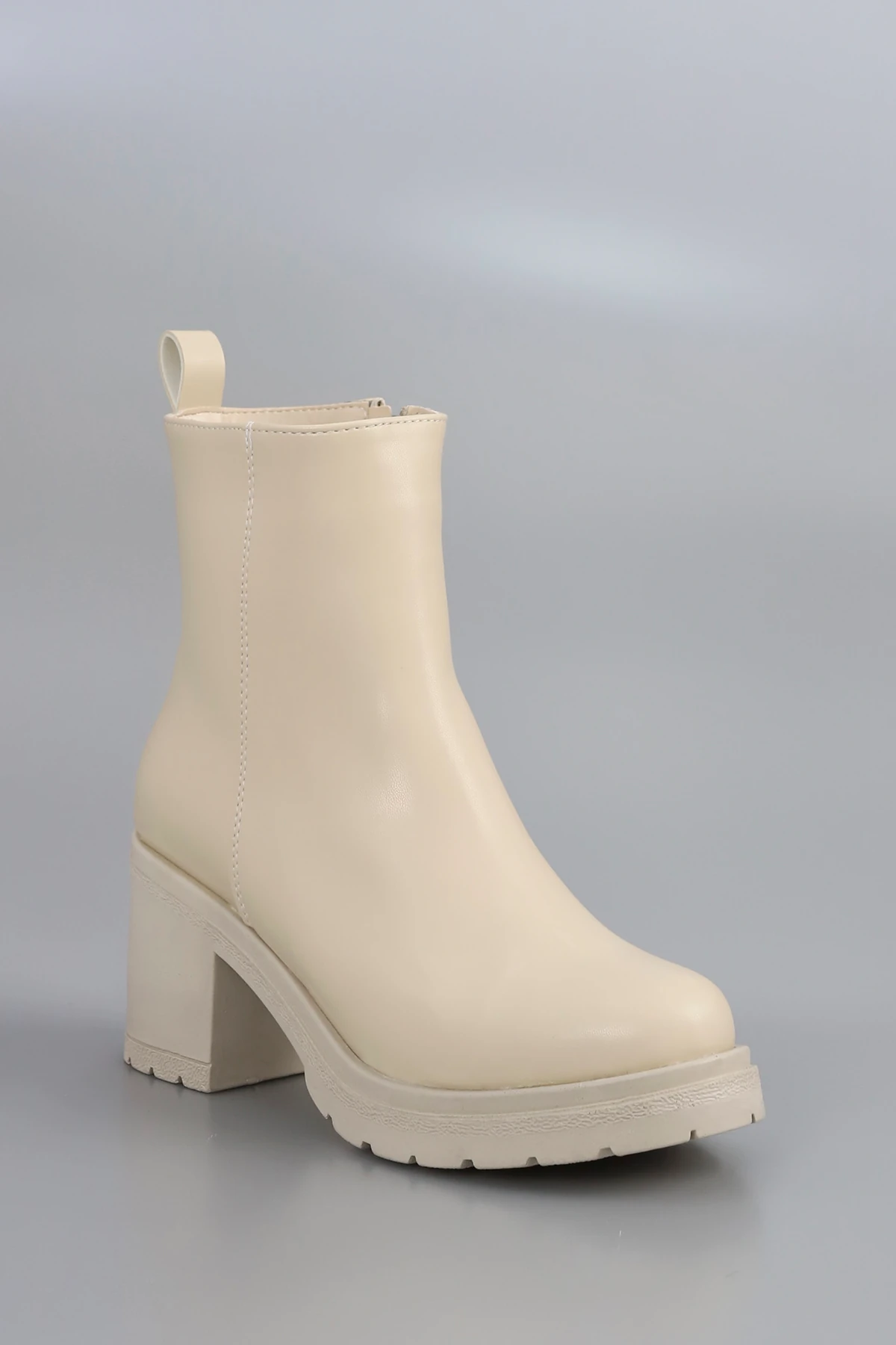 NVL 7510 Fermuarlı Kalın Topuklu Bot