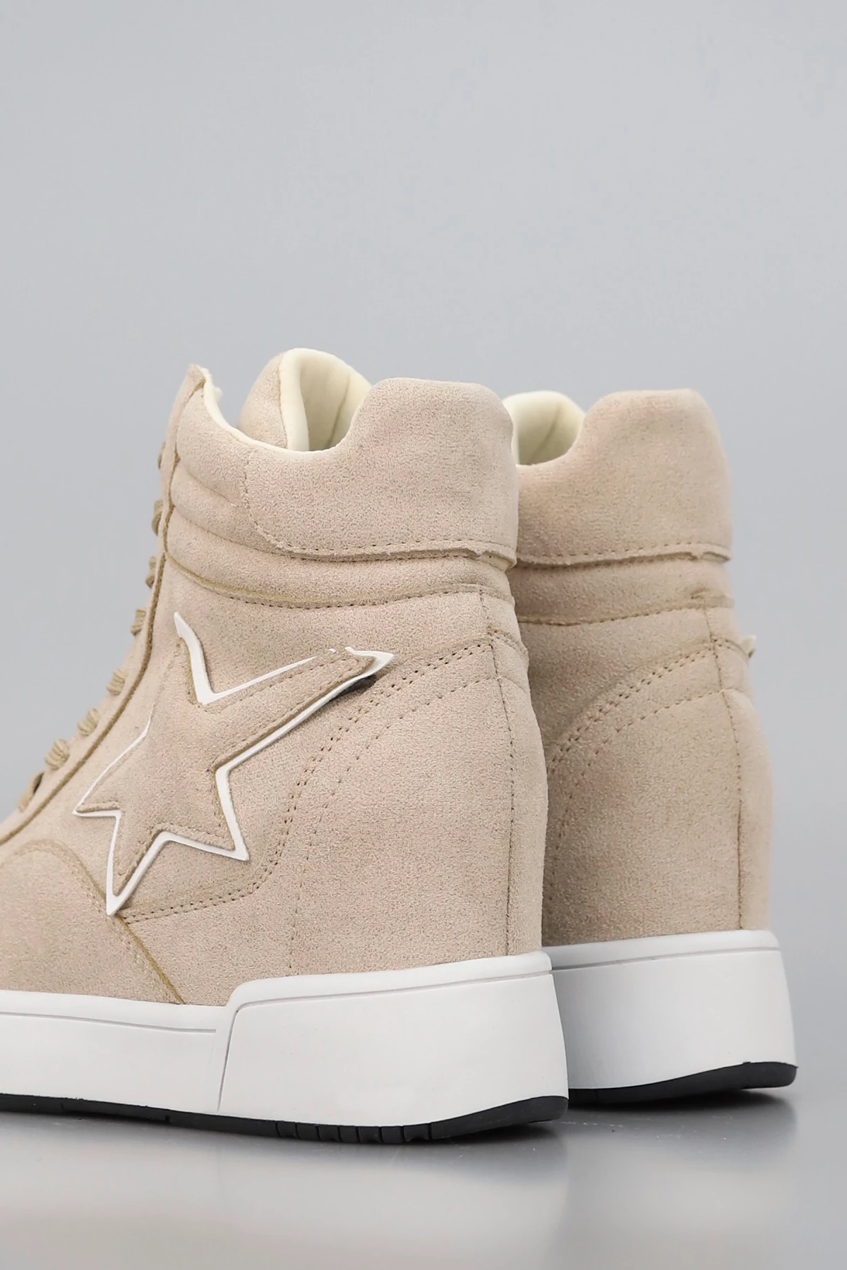 FRM 163 Yıldız Detaylı Gizli Topuklu Fermuarlı Bot