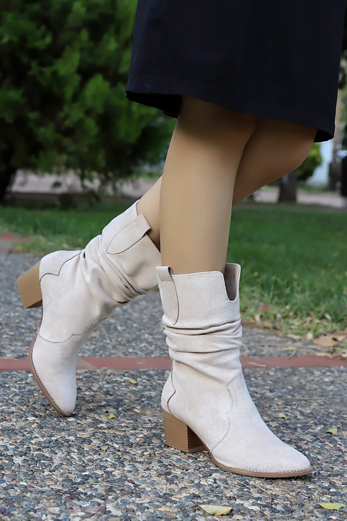 PİER 400 Kalın Topuklu Kovboy Çizme