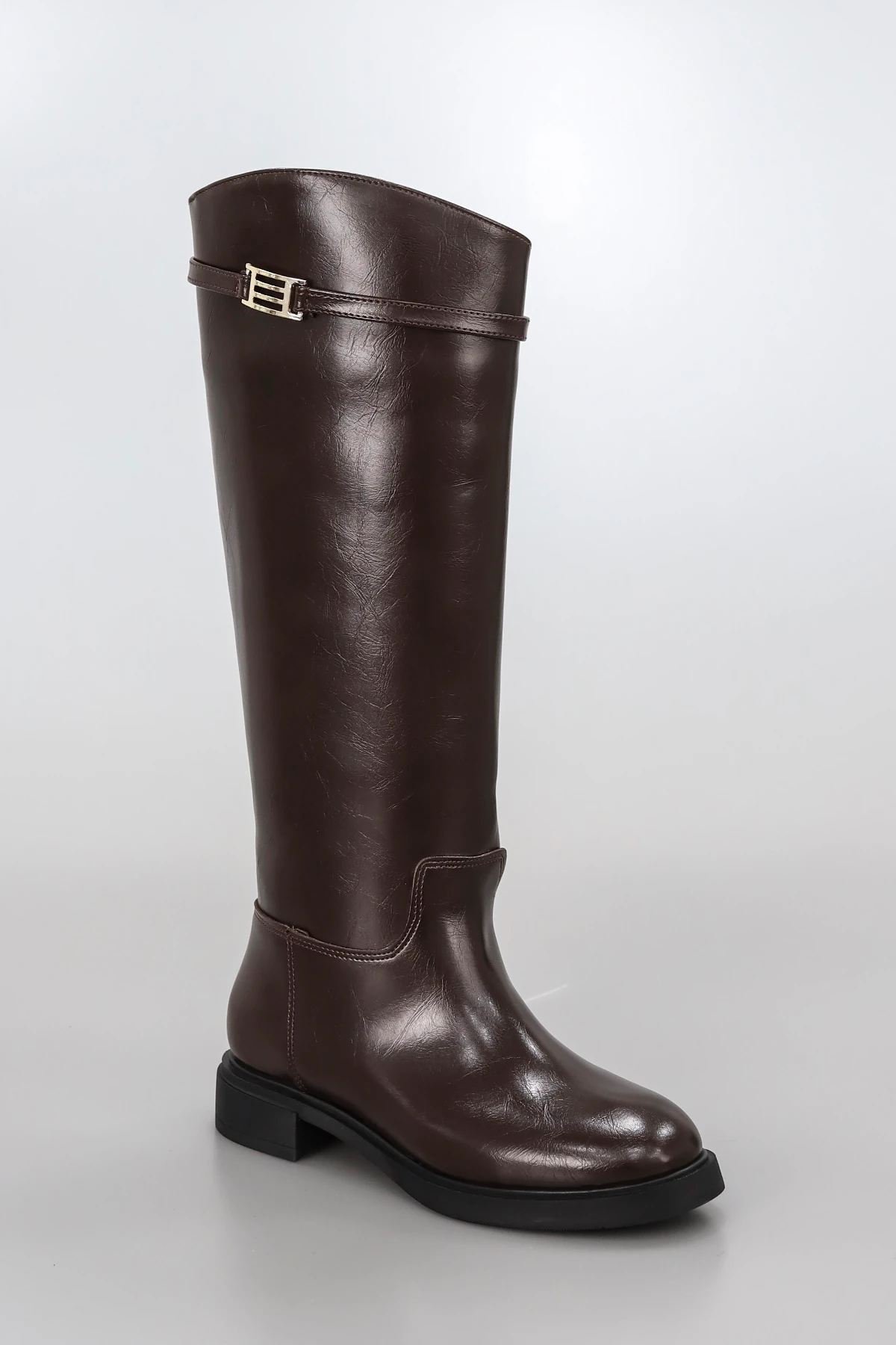 BTBR09 Düz Tabanlı Fermuarsız Çizme