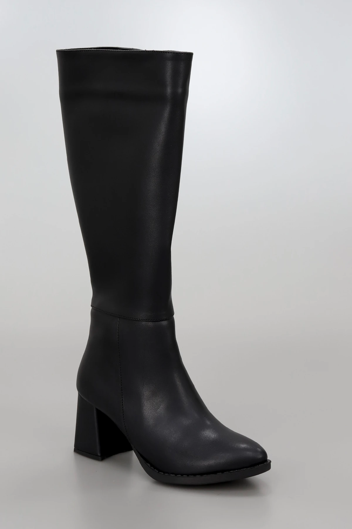 VERA Kalın Topuklu Fermuarlı Çizme