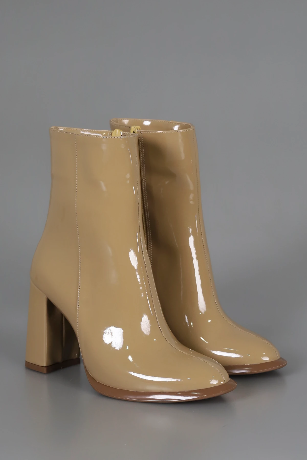 RS 1505 Fermuarlı Yüksek Topuklu Bot - VİZON