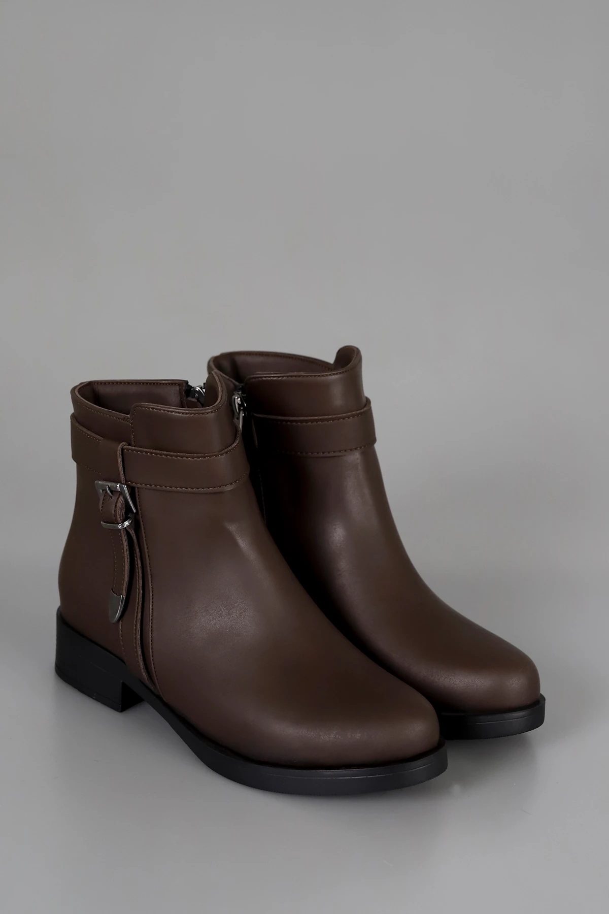 BLN 492 Kemer Detaylı Fermuarlı Bot