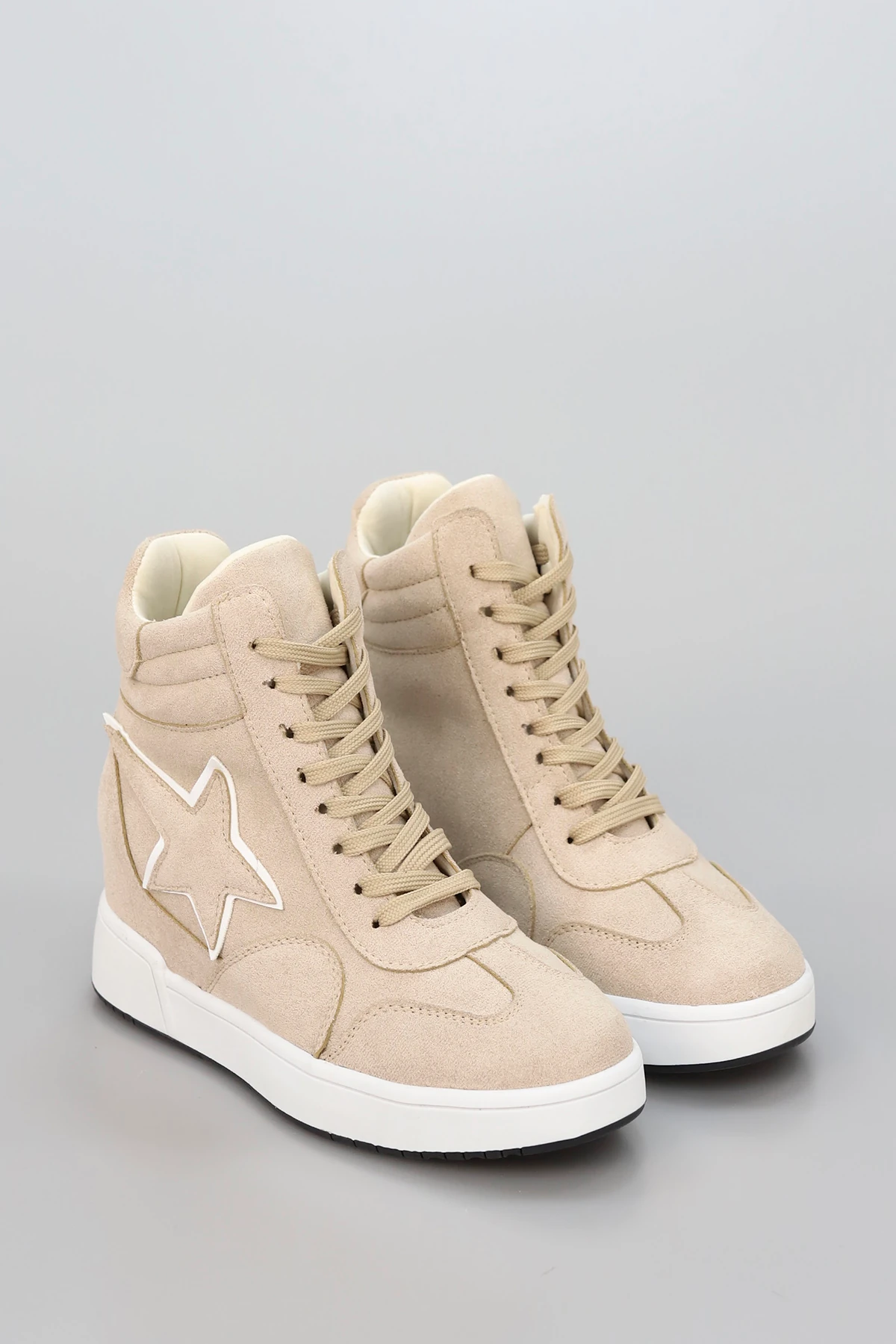 FRM 163 Yıldız Detaylı Gizli Topuklu Bot