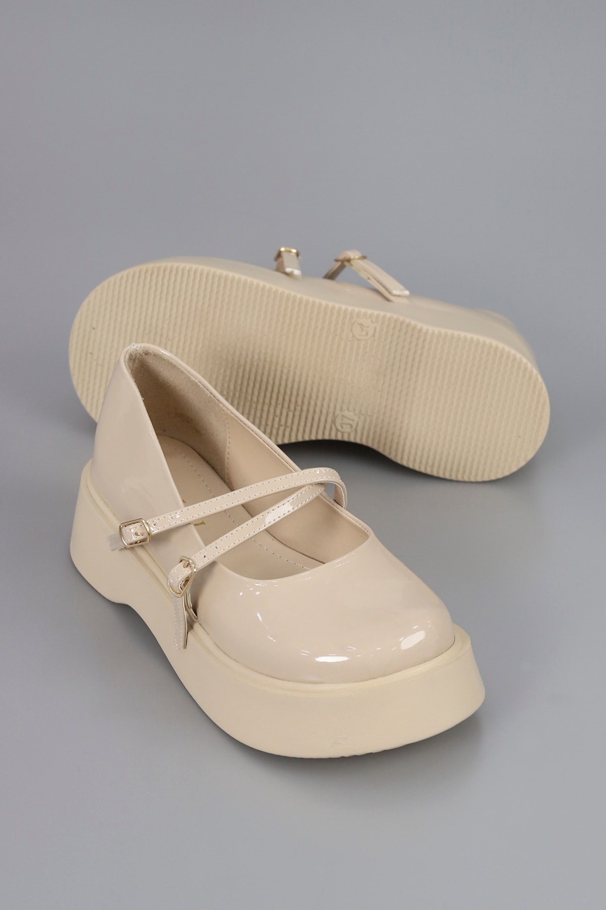 SMR 103 Baretli Kalın Taban Loafer