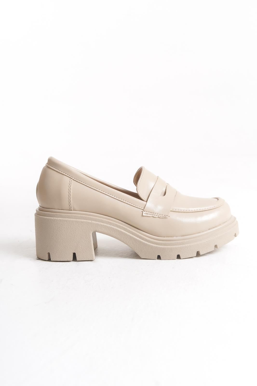 NVL 509 Klasik Kalın Topuklu Loafer