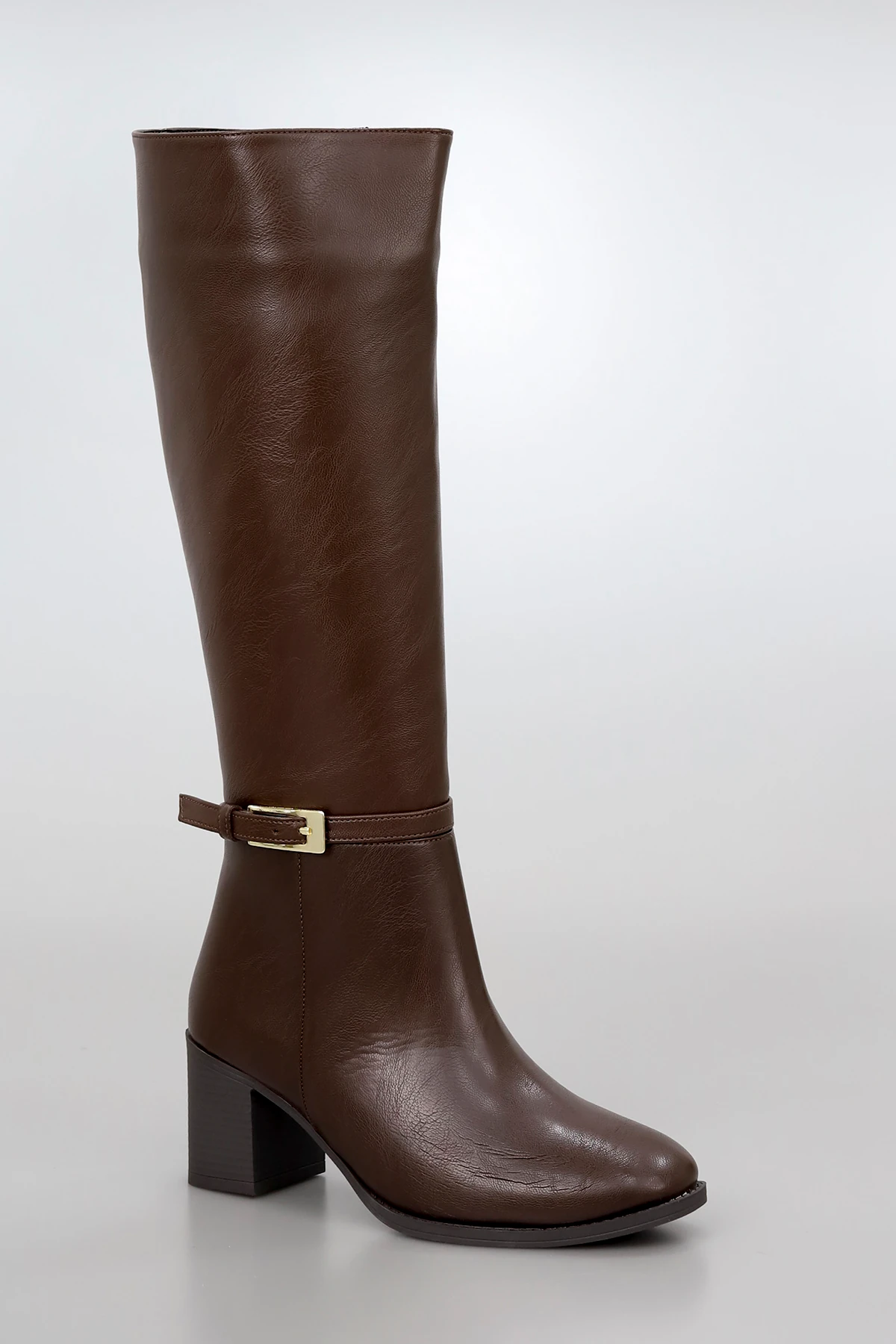 BTZ 05 Kemer Detay Fermuarlı Çizme