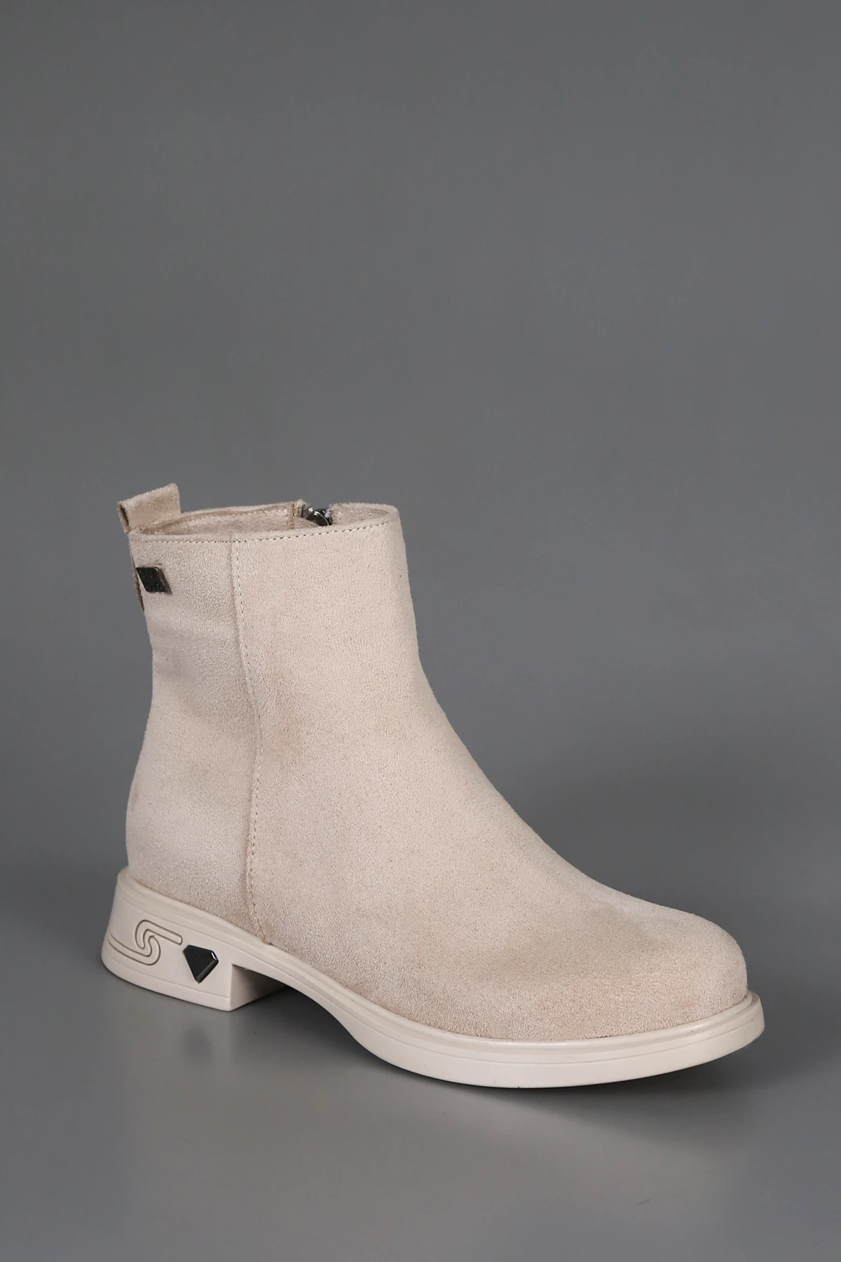 BLN SY 300 Topuk Detaylı Fermuarlı Bot