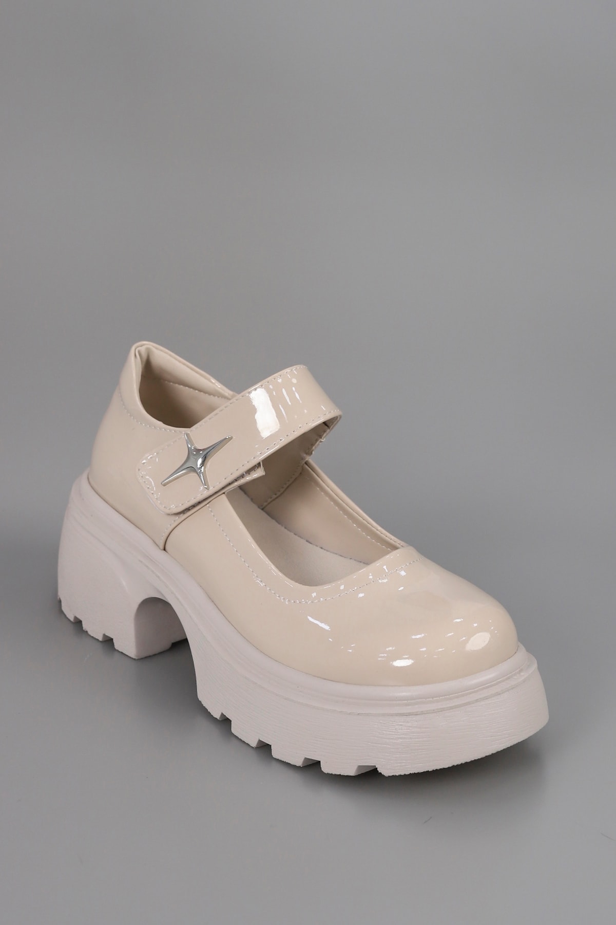 DVMD 2800 Yüksek Tabanlı Metal Toka Detaylı Loafer