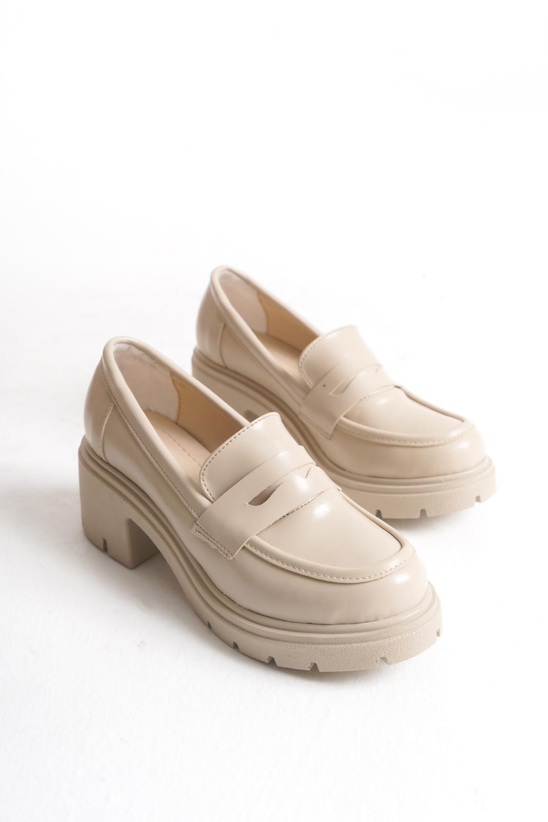 NVL 509 Klasik Kalın Topuklu Loafer