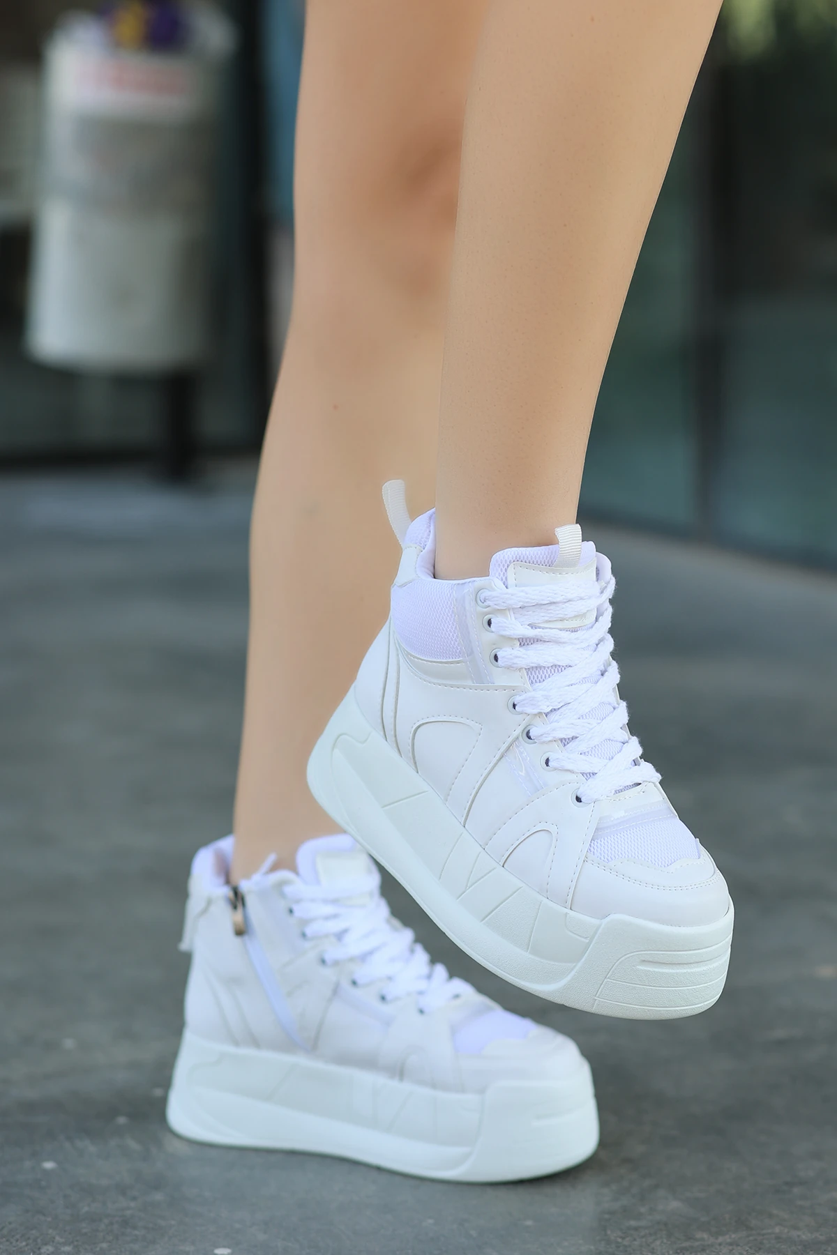 KCL BT91 Kalın Taban Bağcıklı Spor Bot