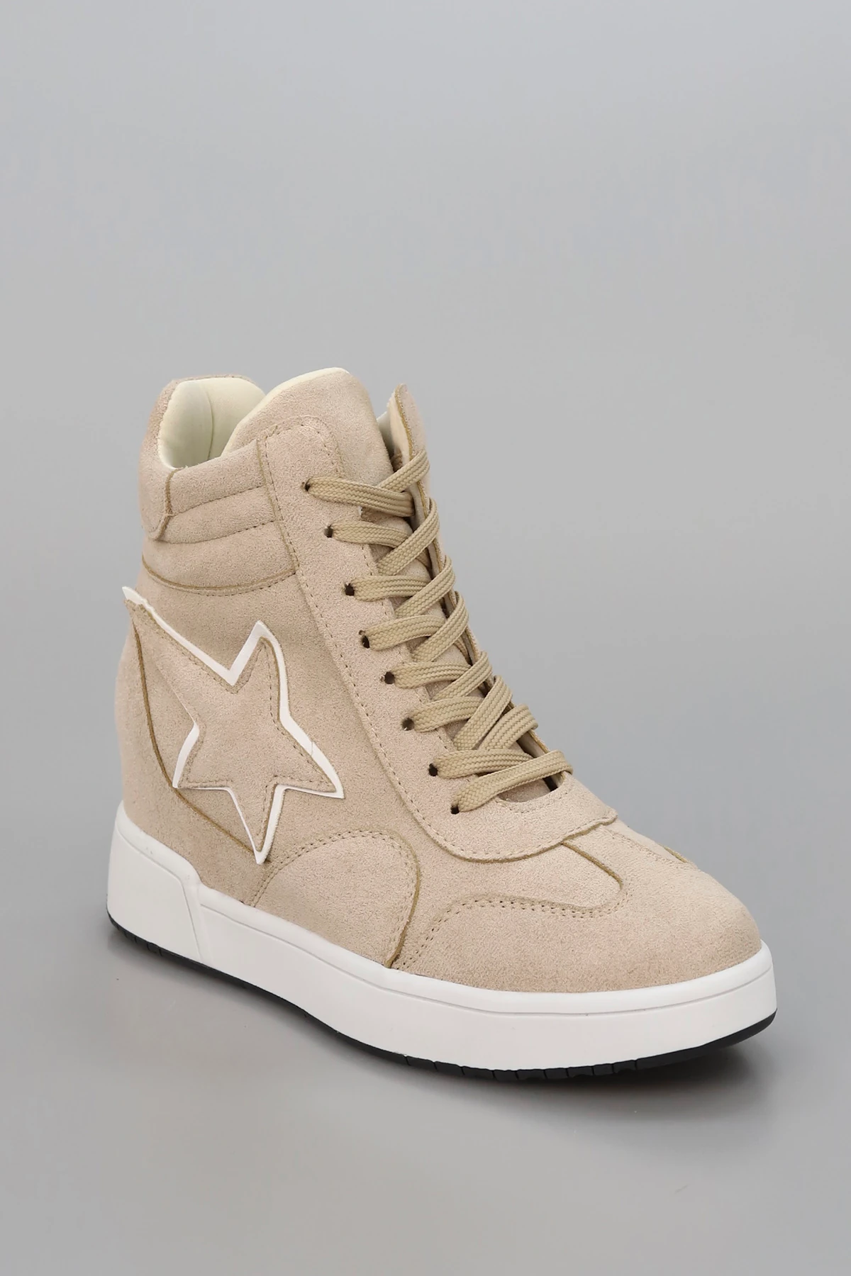 FRM 163 Yıldız Detaylı Gizli Topuklu Fermuarlı Bot