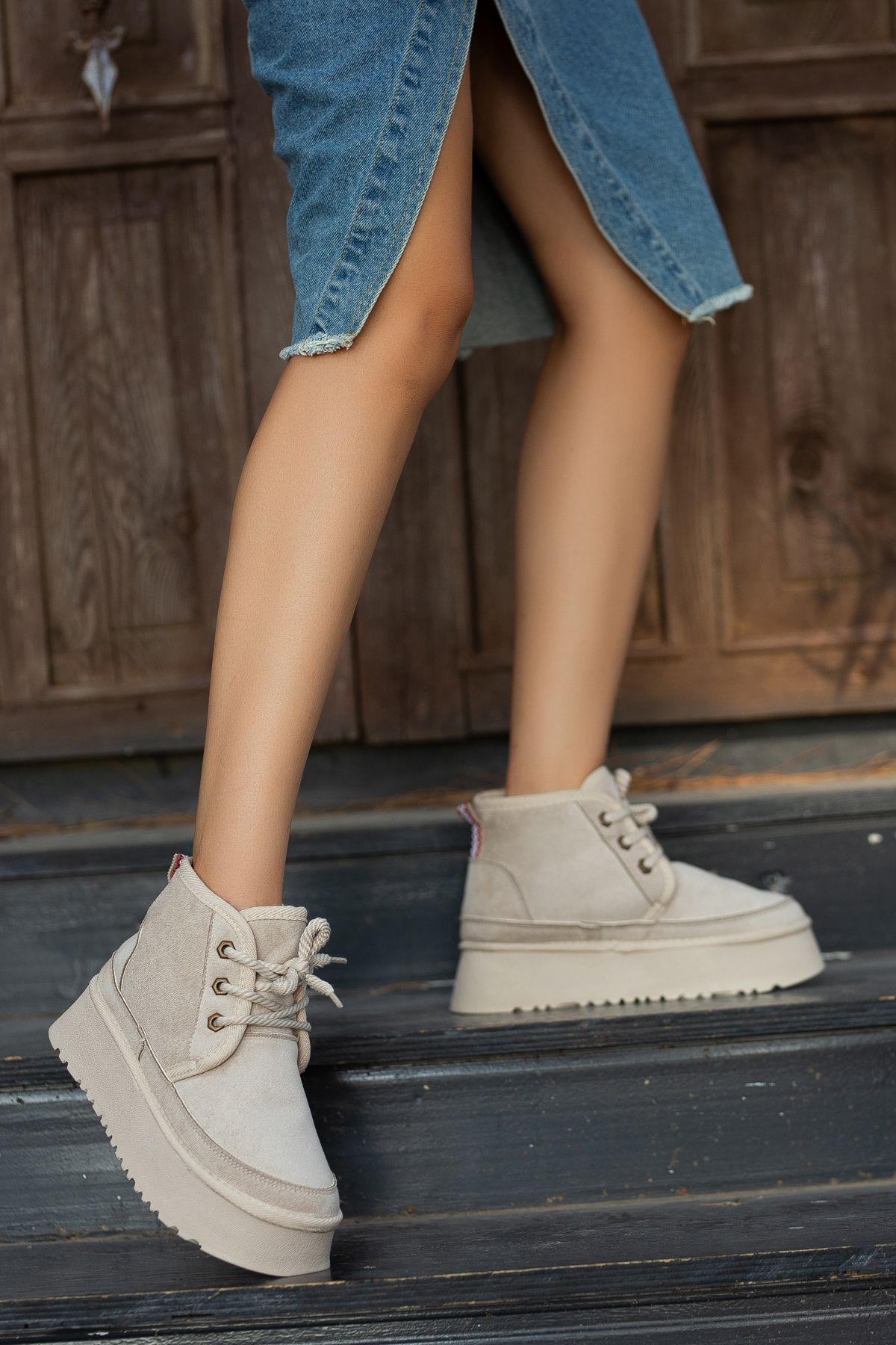 HJ 101 İçi Kürklü Yüksek Tabanlı Bot