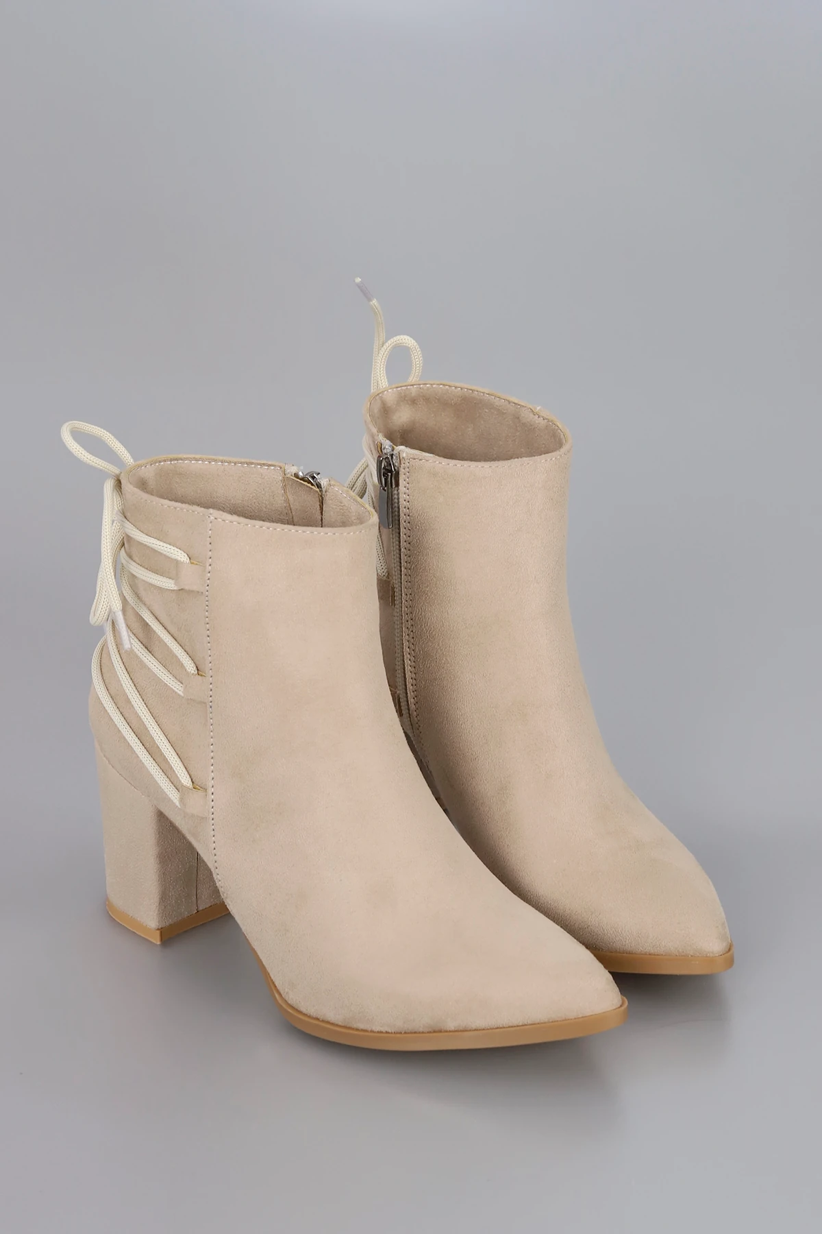 ALS 185 Bağcık Detaylı Fermuarlı Bot