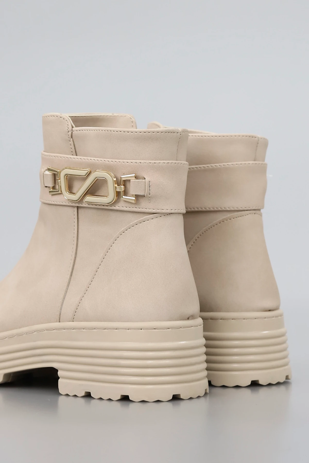 BLN S265 Düz Termo Taban Yan Toka Detay Yarım Bot