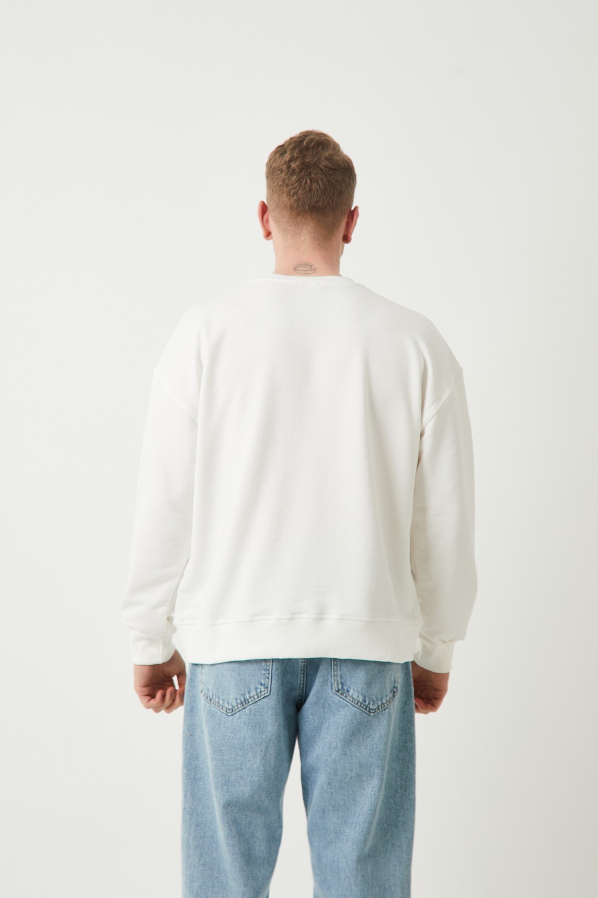 OVERSIZE DIAGONEL SWEATSHIRT