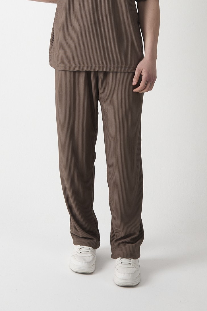BAGGY OTTOMAN PANTOLON - Brown