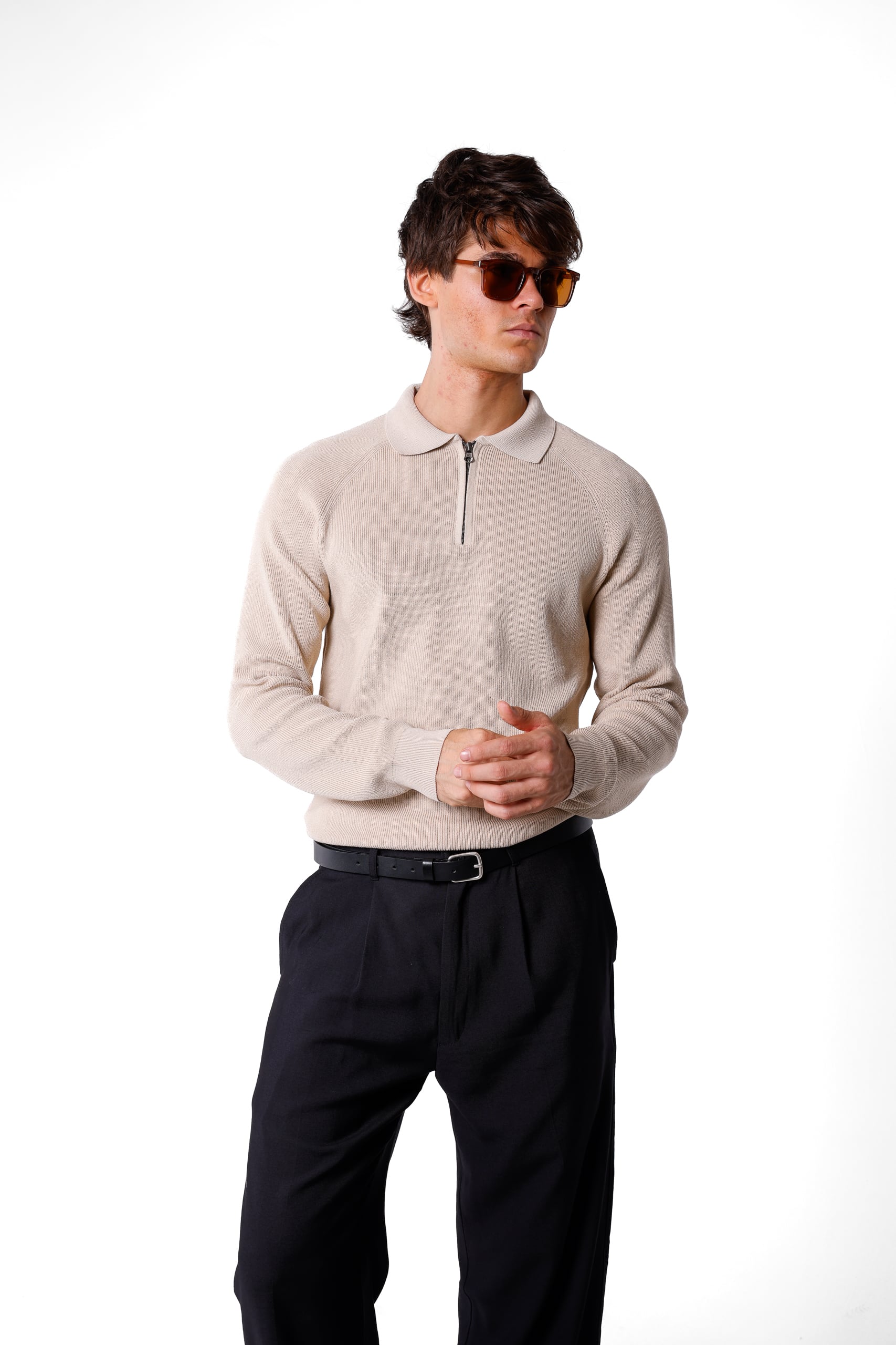 SELANİK ÖRME POLO YAKA TRİKO