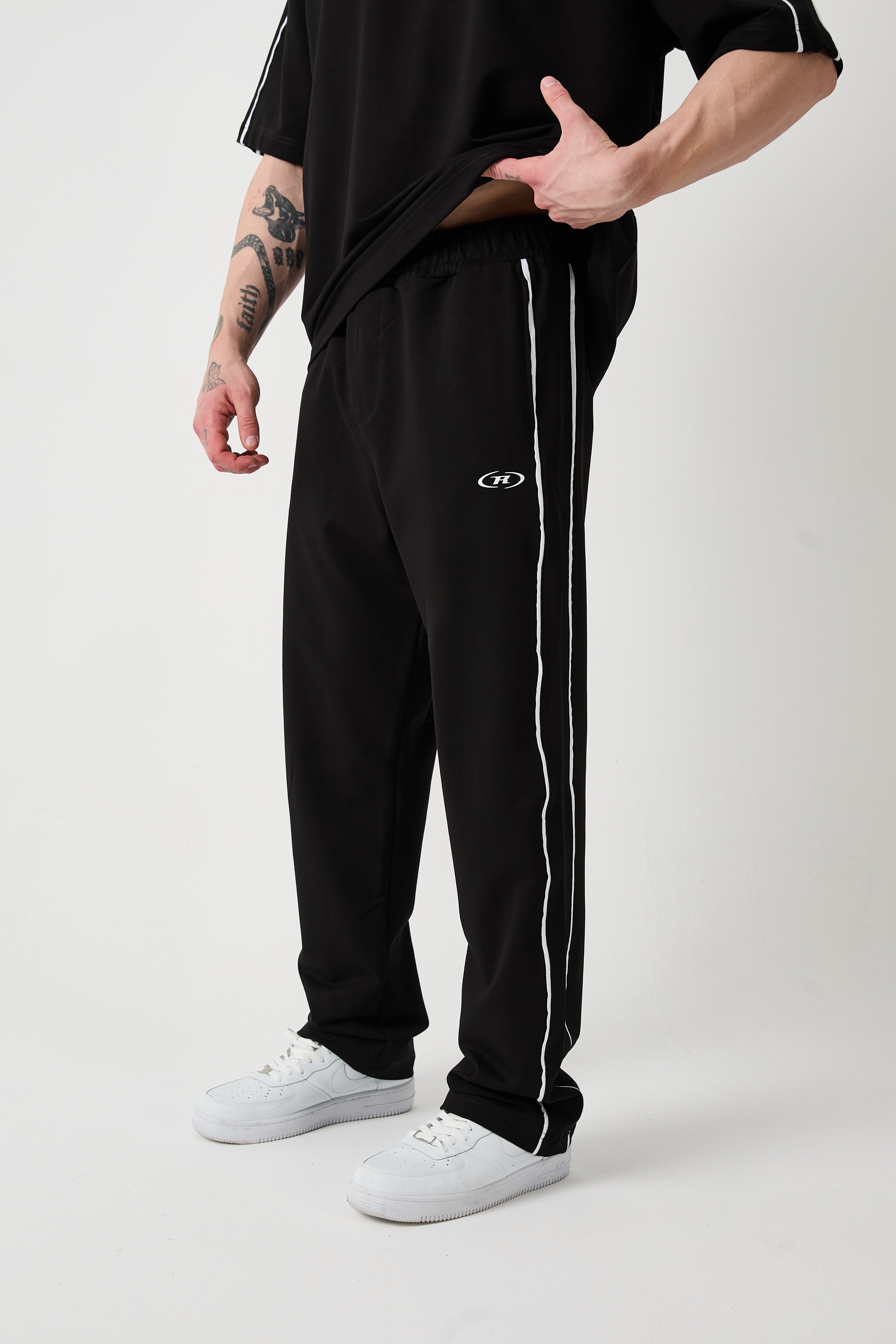 DETAYLI R BAGGY PANTOLON - SIYAH