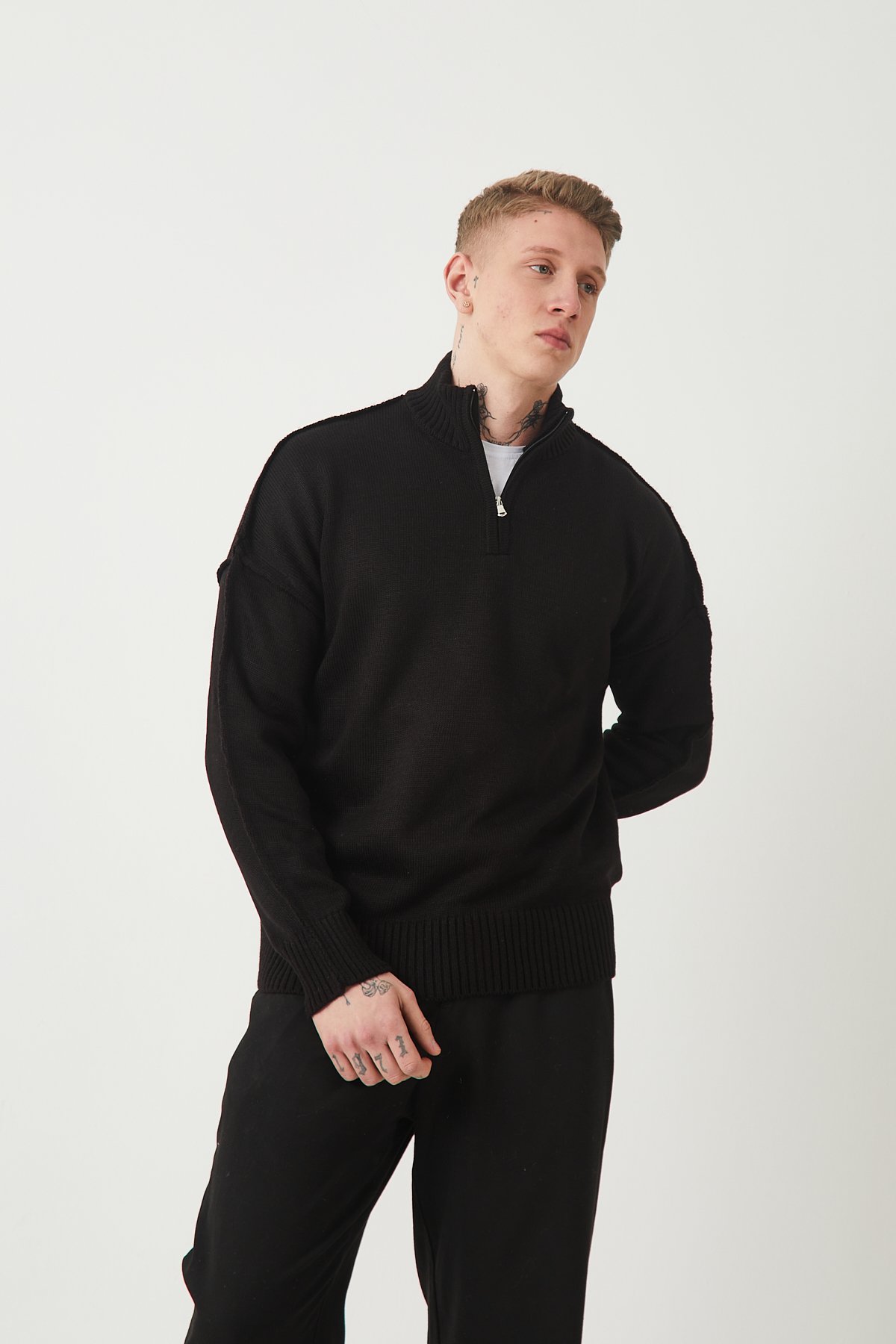 FERMUARLI OVERSIZE TRIKO KAZAK