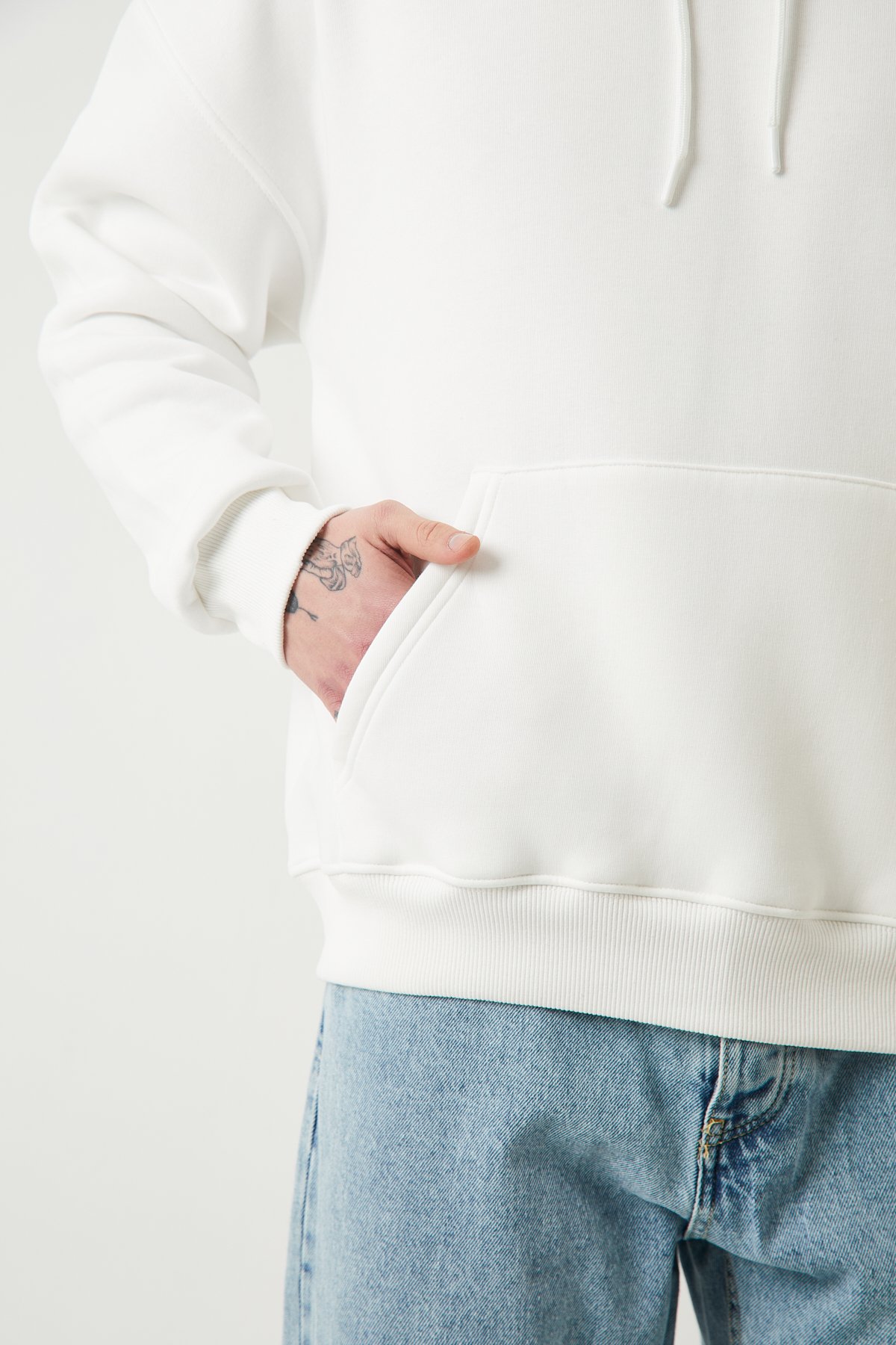 ŞARDONLU OVERSIZE HOODIE