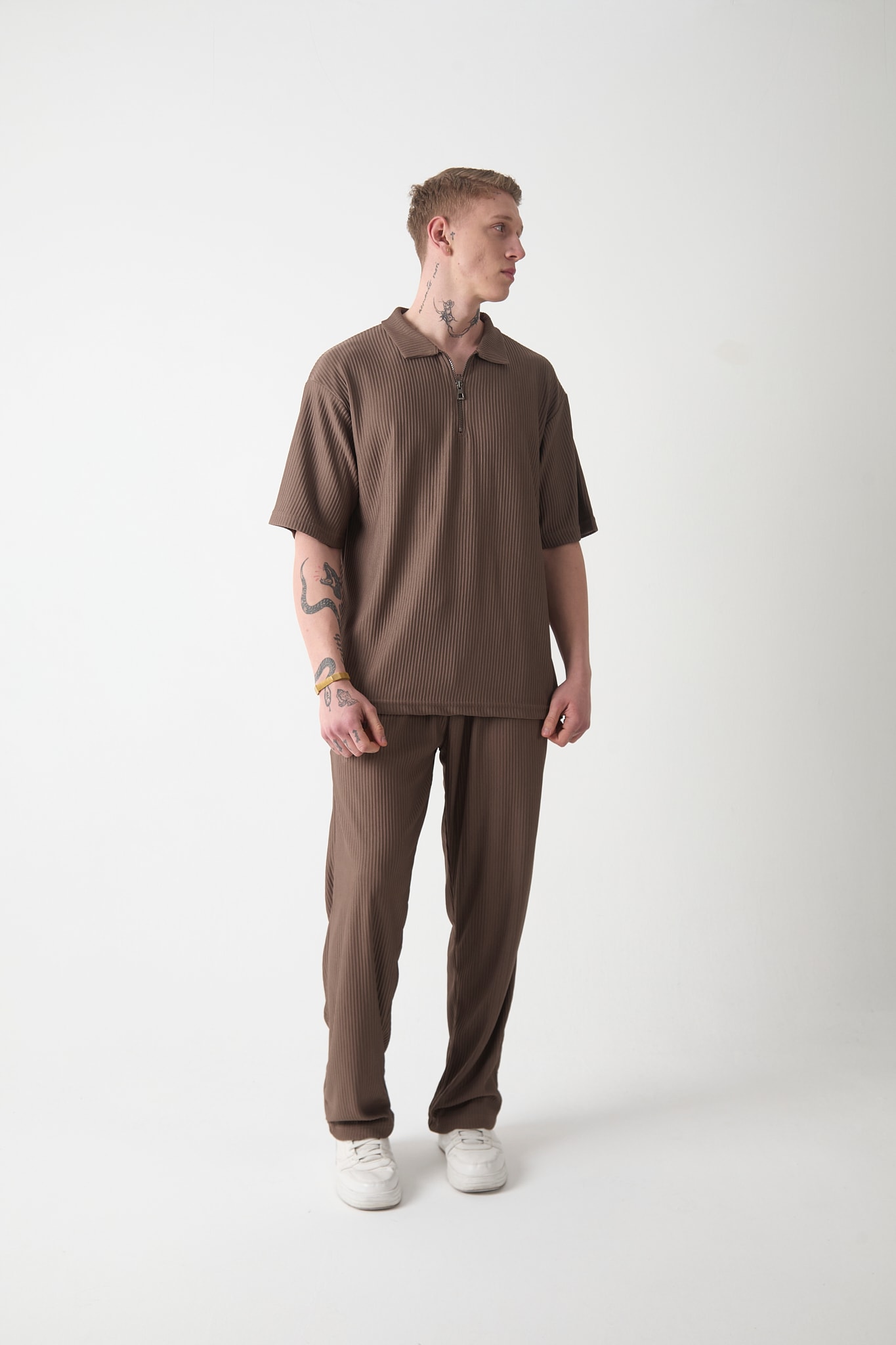 BAGGY OTTOMAN PANTOLON - Brown