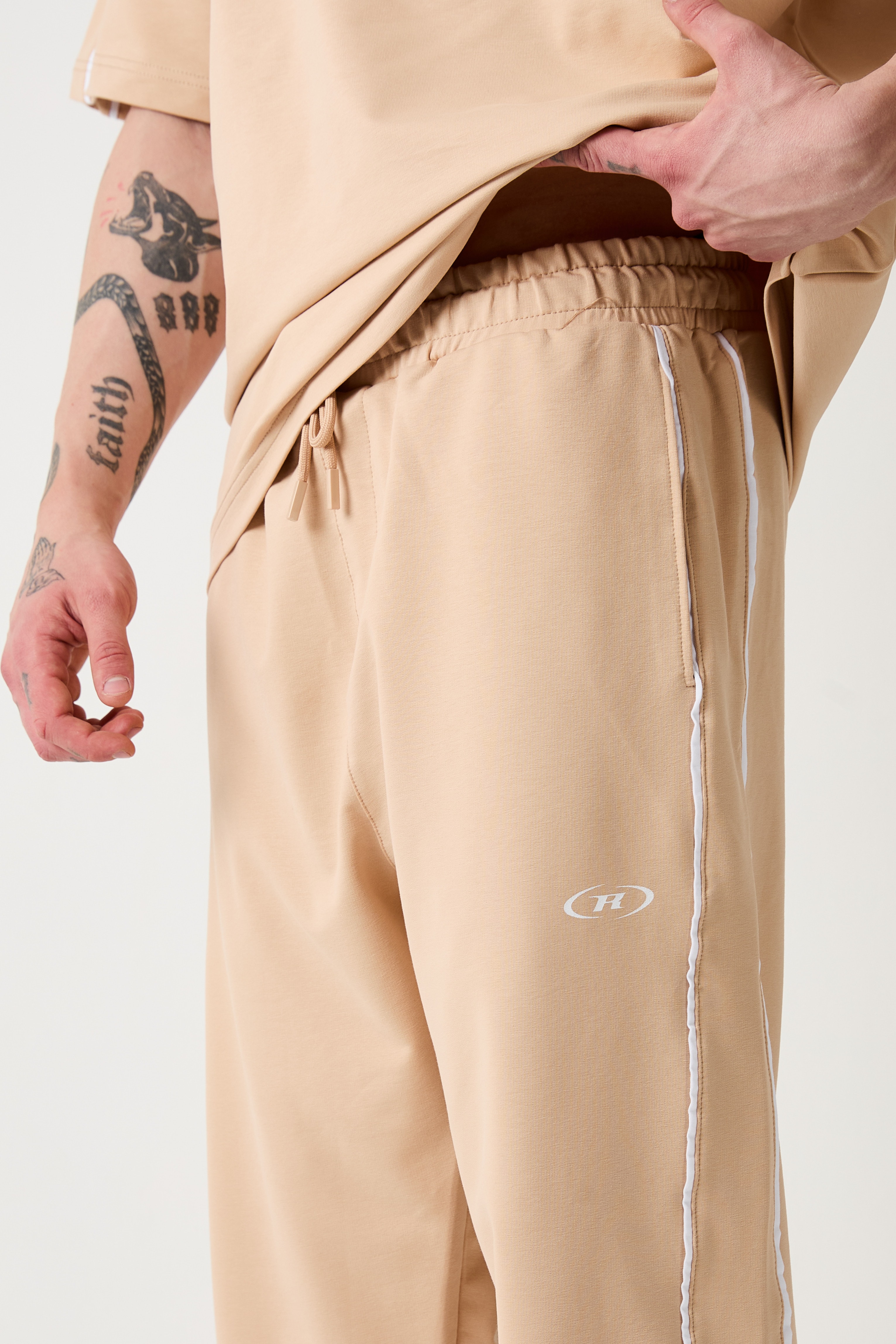 DETAYLI R BAGGY PANTOLON - BEJ