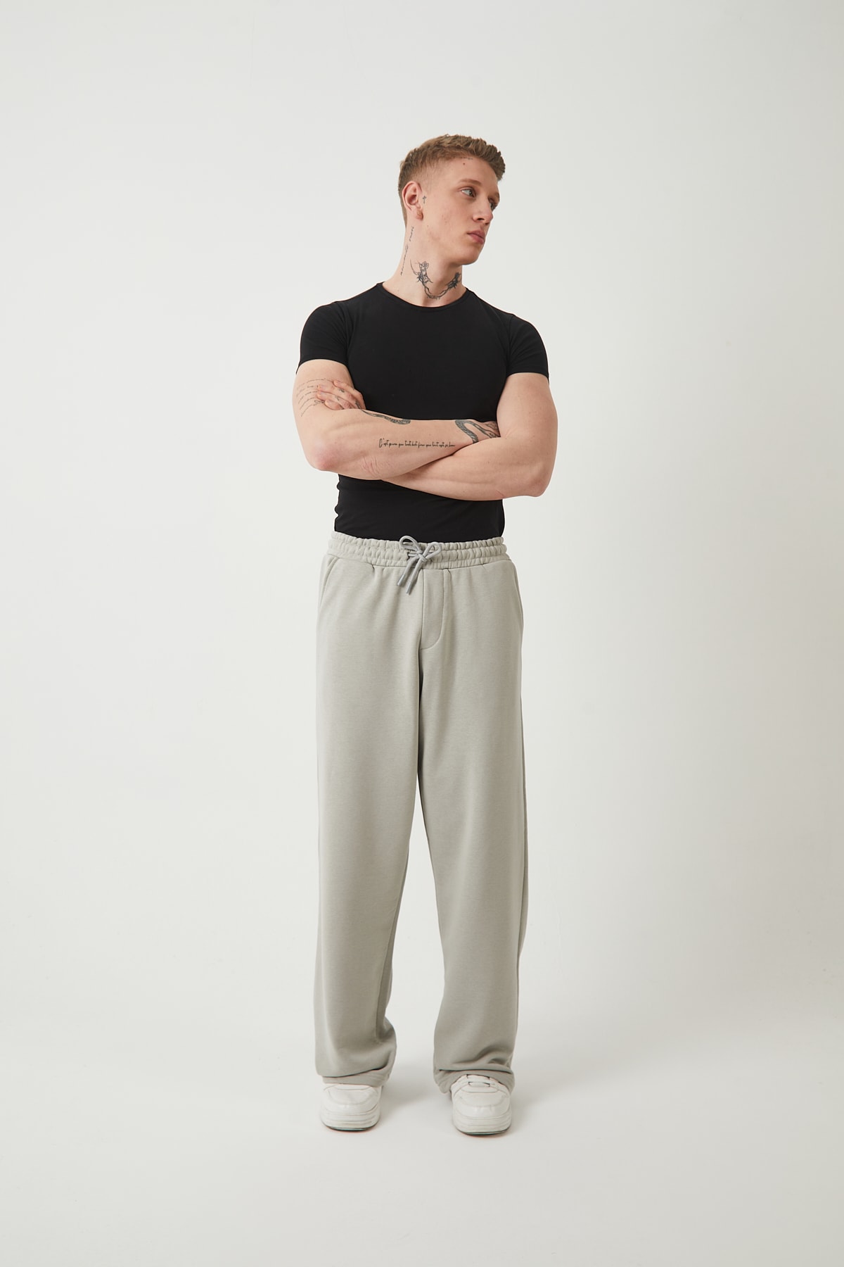 BAGGY EŞOFMAN ALTI - GRI