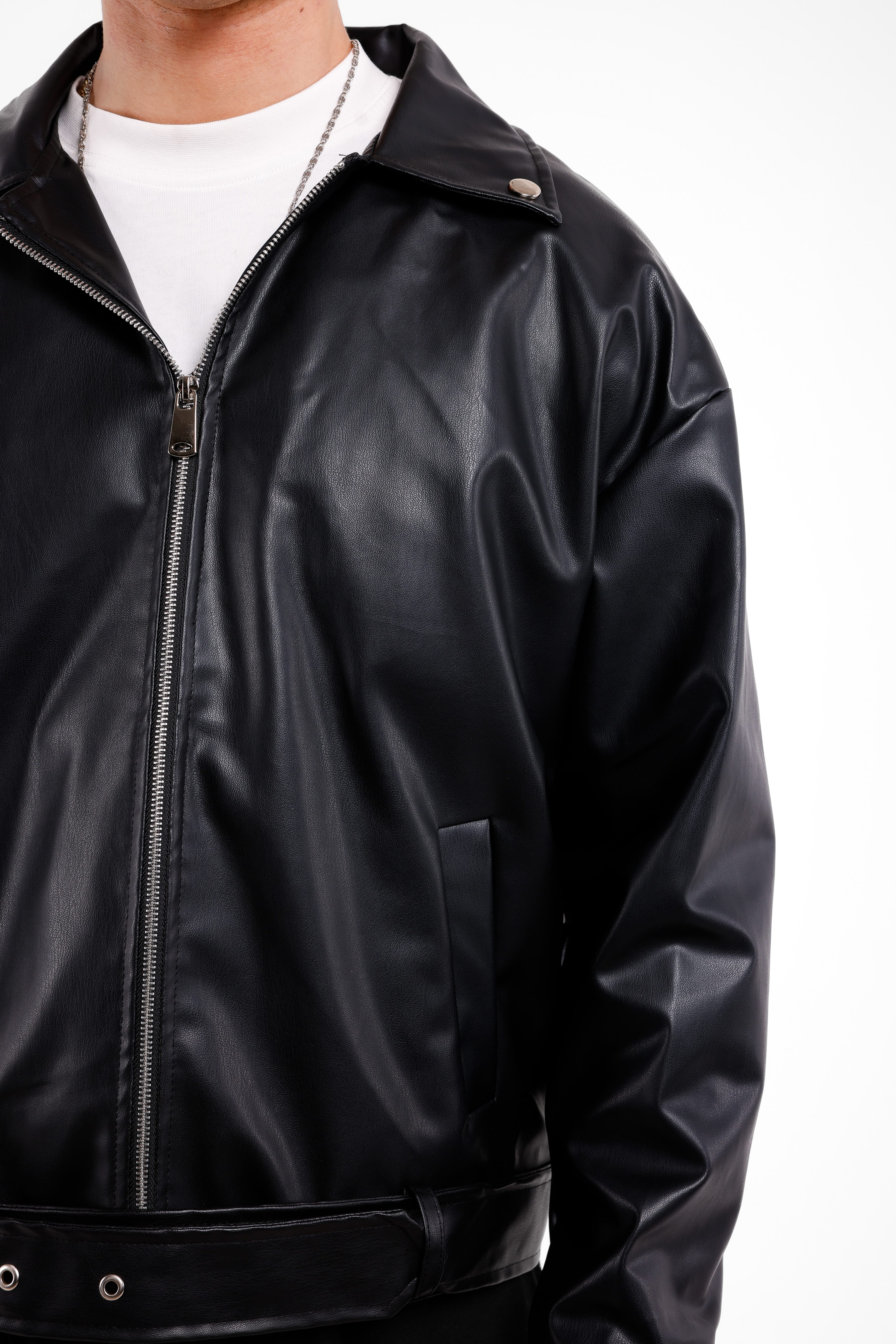 DERİ BIKER CEKET