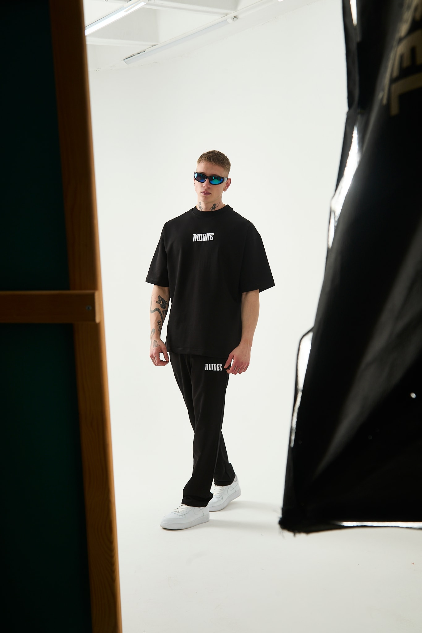 AWAKE OVERSIZE T-SHIRT - SIYAH