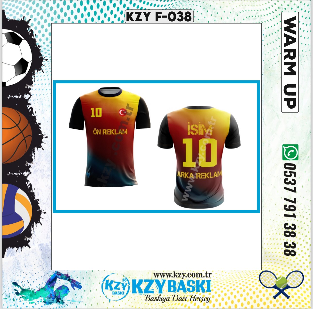 KZY DİJİTAL WARM-UP W-038