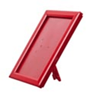 14 mm gönye köşe kırmızı A5 opti çerçeve dayamalı (ral 3020) Renk: Kırmızı