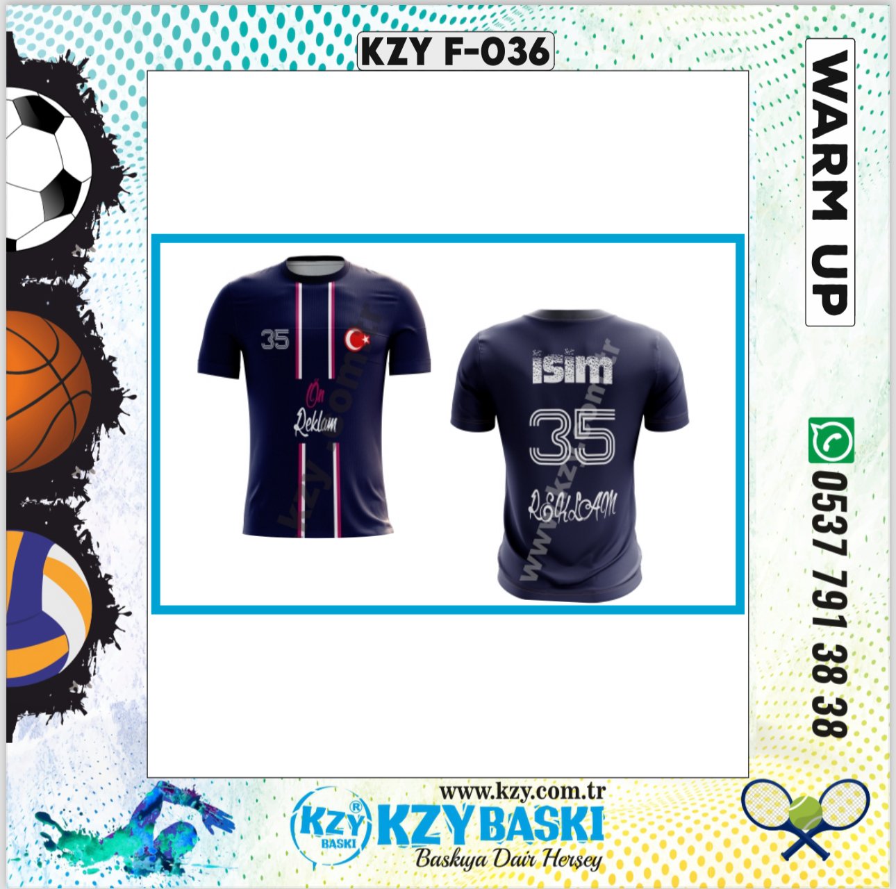 KZY DİJİTAL WARM-UP W-036