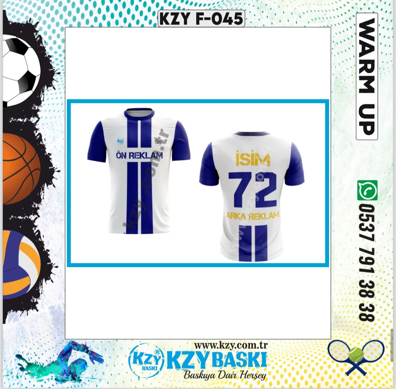 KZY DİJİTAL WARM-UP W-045