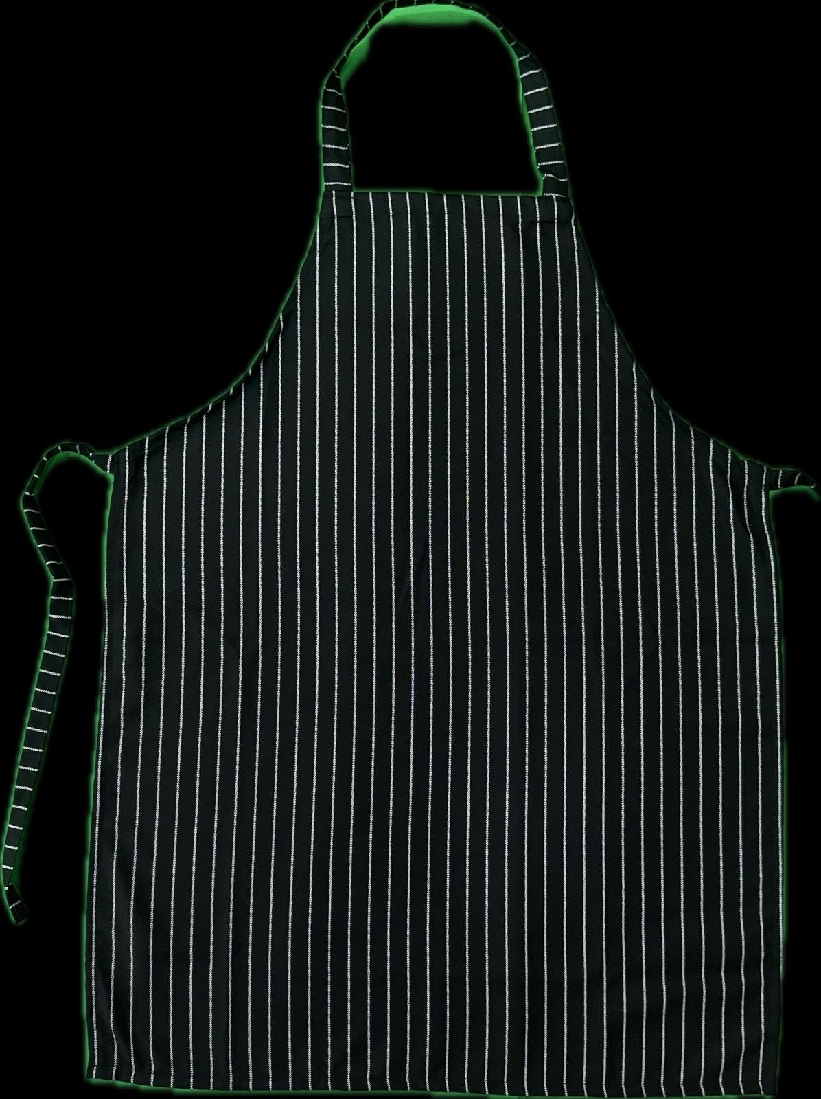 Mutfak Önlüğü - çizgili siyah