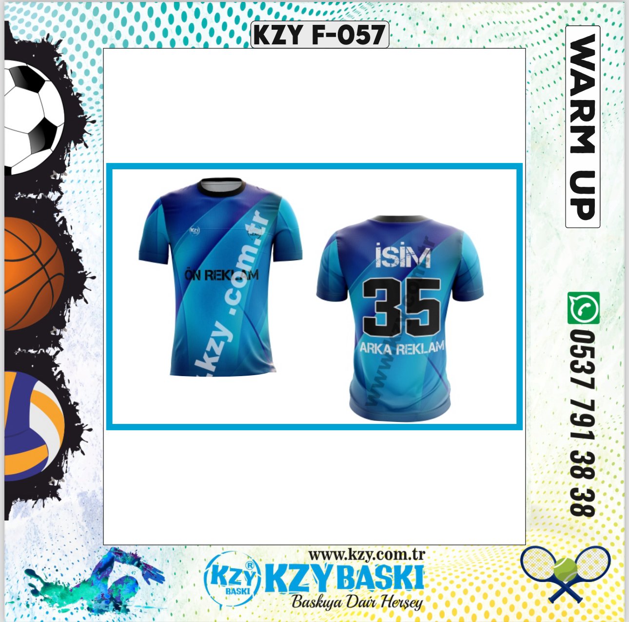 KZY DİJİTAL WARM-UP W-057