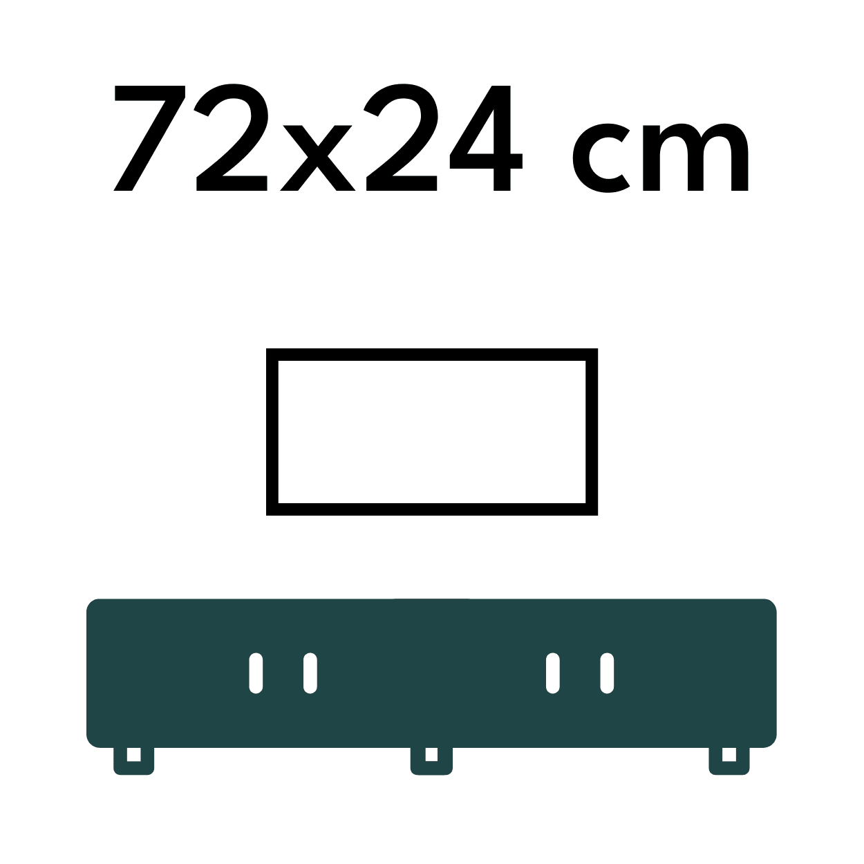 72x24 cm