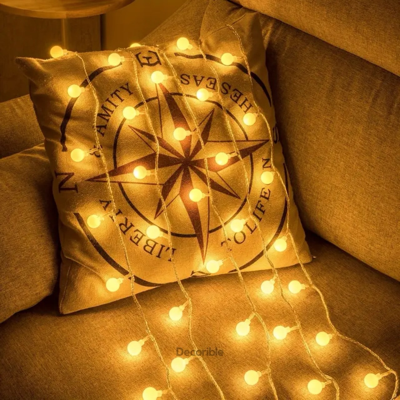 Lightball Elektrikli İç Mekan Dekoratif Led Aydınlatma 50 Top Led 5 Metre