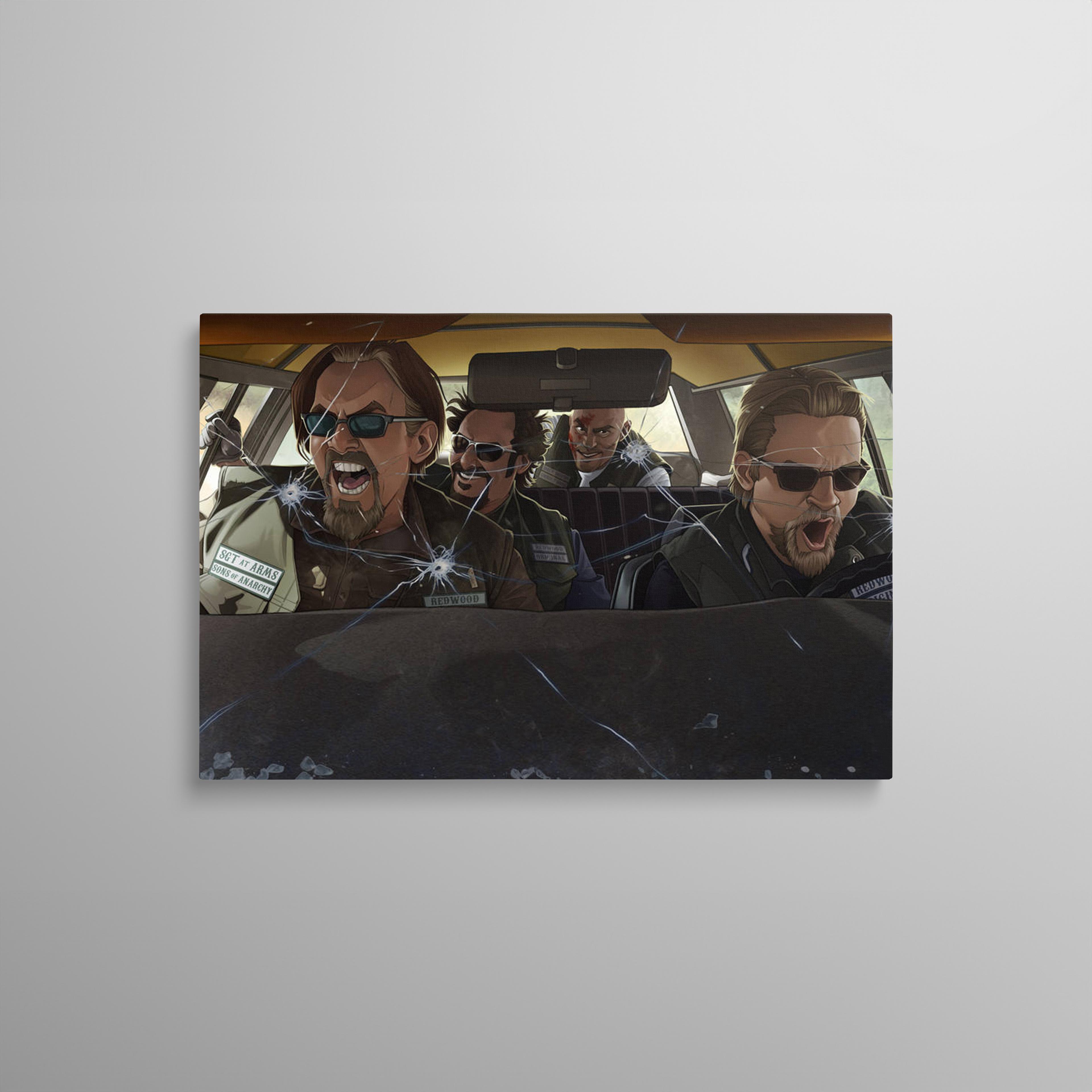 Sons of Anarchy Kanlı Gün Kanvas Tablo