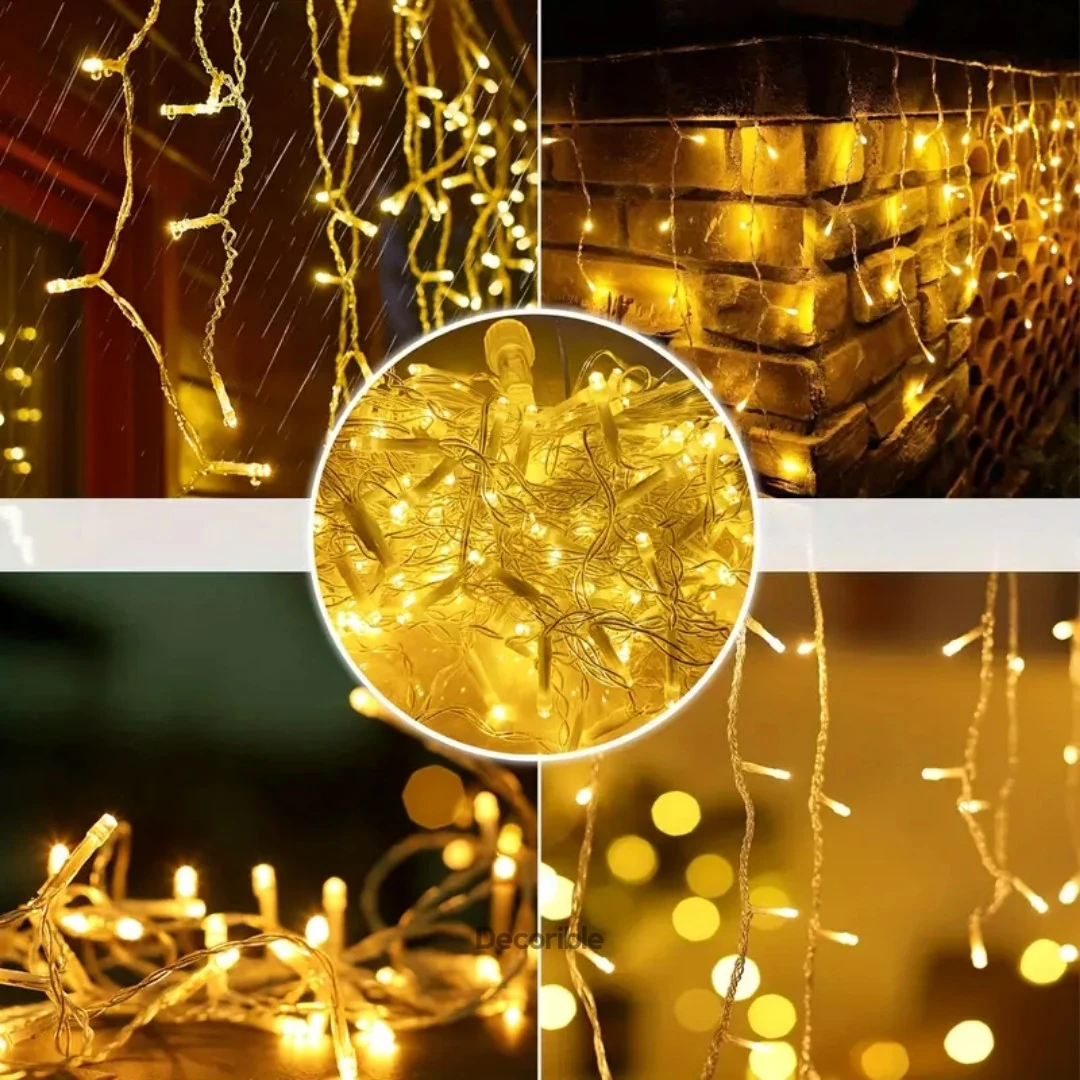 Fringed Saçak Led Dış Mekan Sarkıt Led Dekorasyon 2 Metre