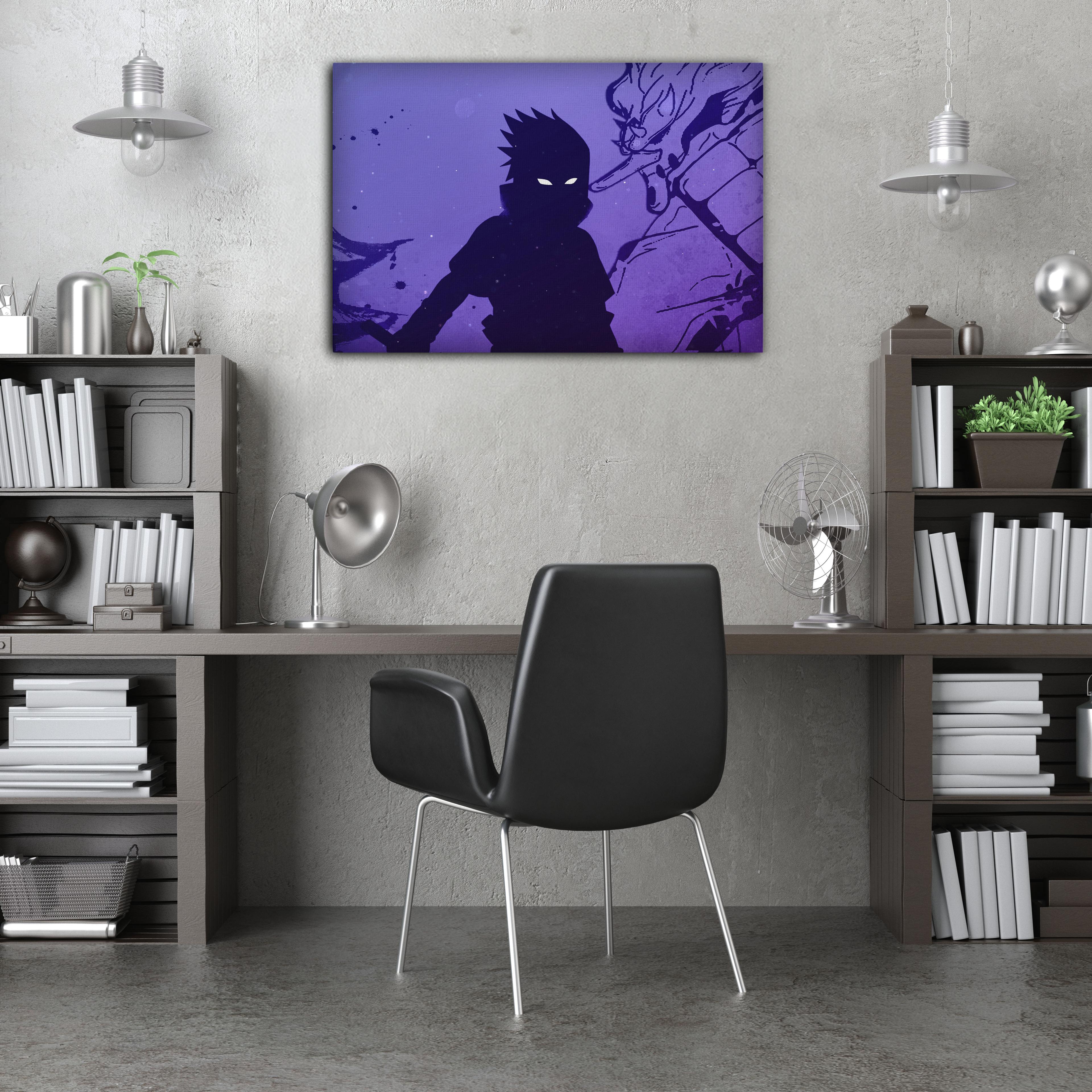 Sasuke Uchiha Naruto Kanvas Tablo