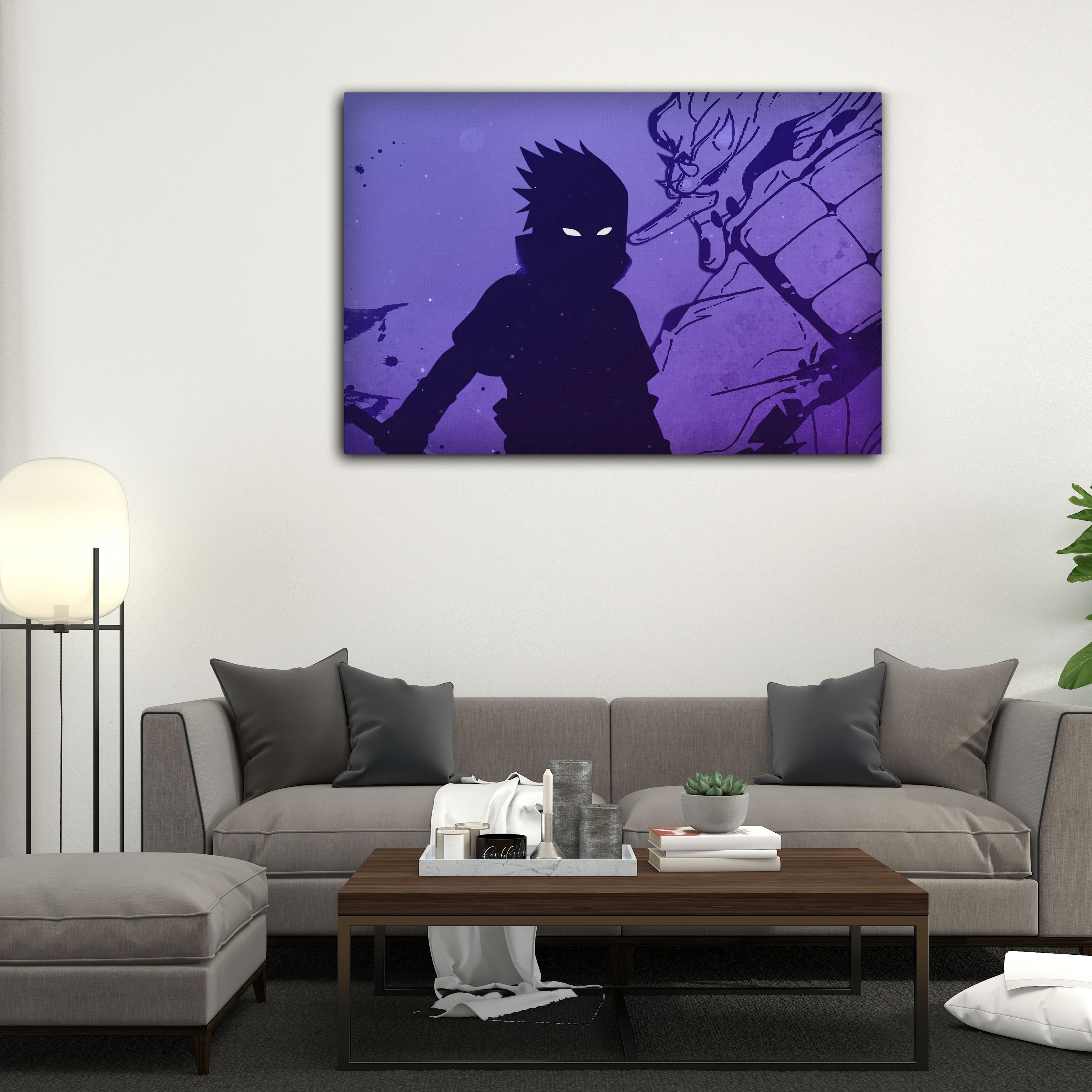Sasuke Uchiha Naruto Kanvas Tablo