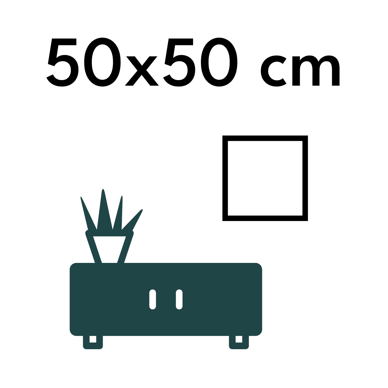 50x50 cm