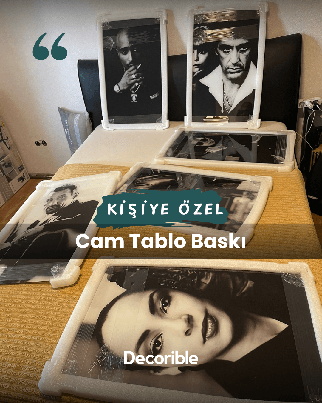 Kişiye Özel Cam Tablo Baskı