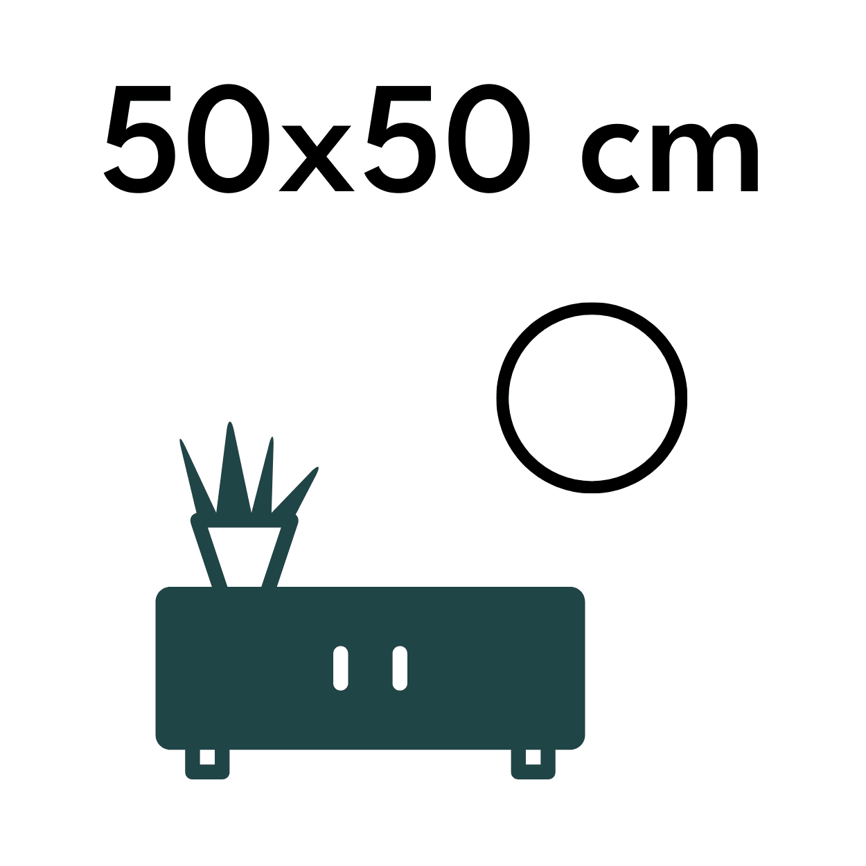 50x50 cm